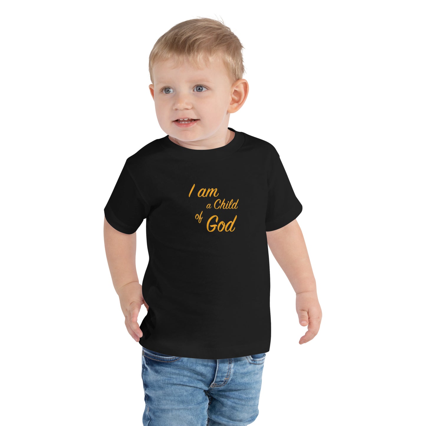 I Am A Child Of God Toddler Short Sleeve Tee