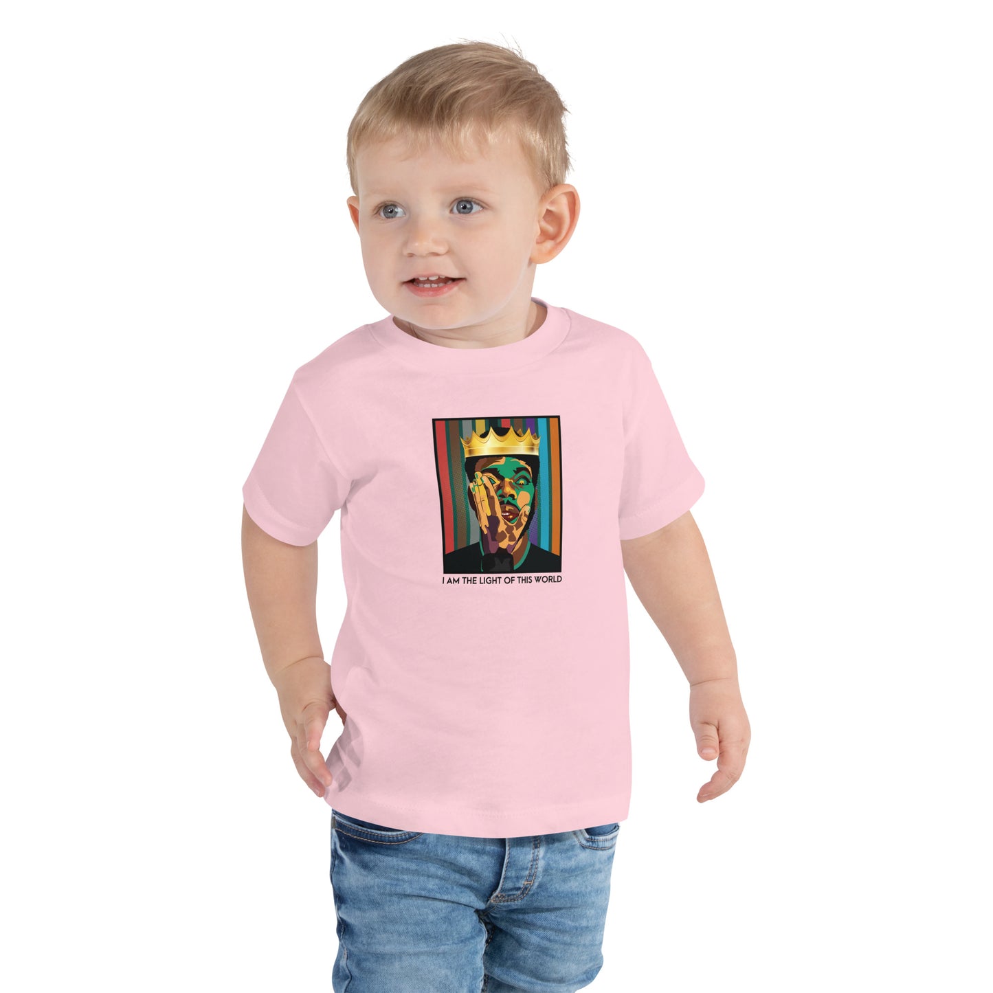 I Am The Light Of This World Toddler Short Sleeve Tee