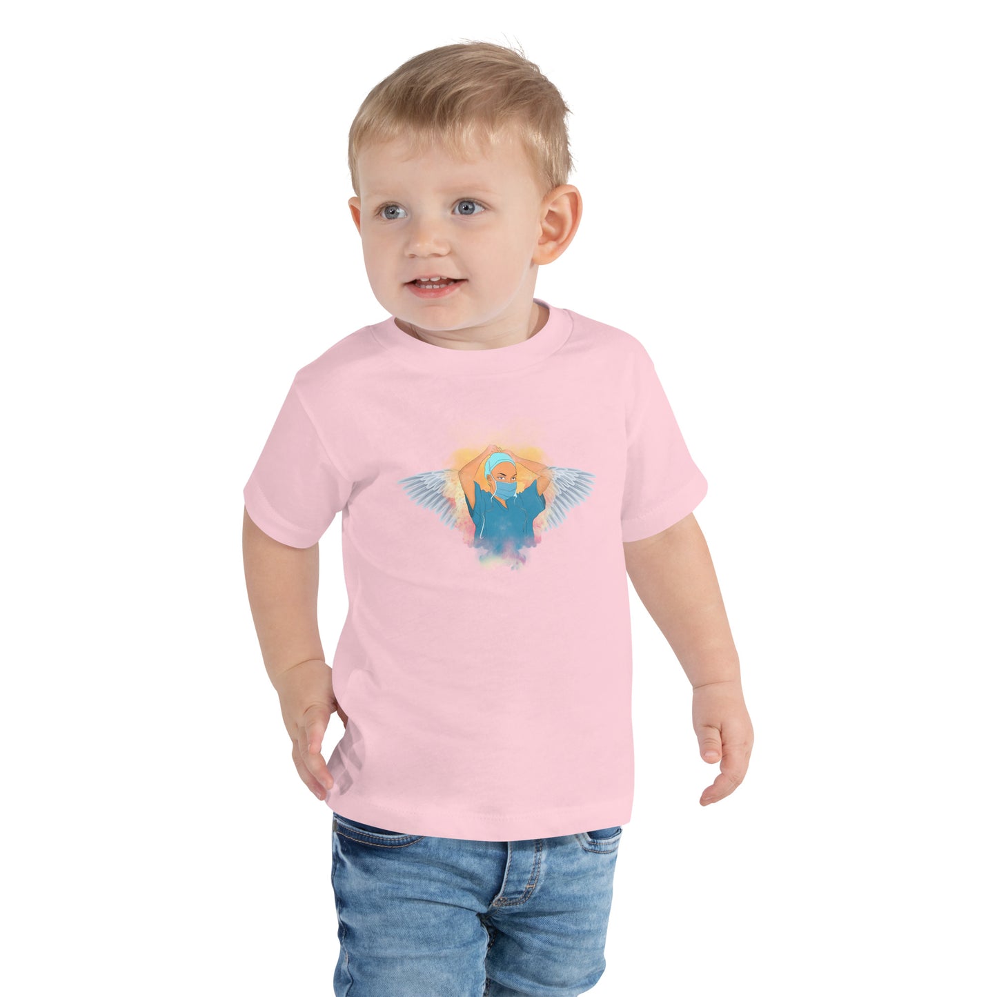 Nurse Is Angel Toddler Short Sleeve Tee