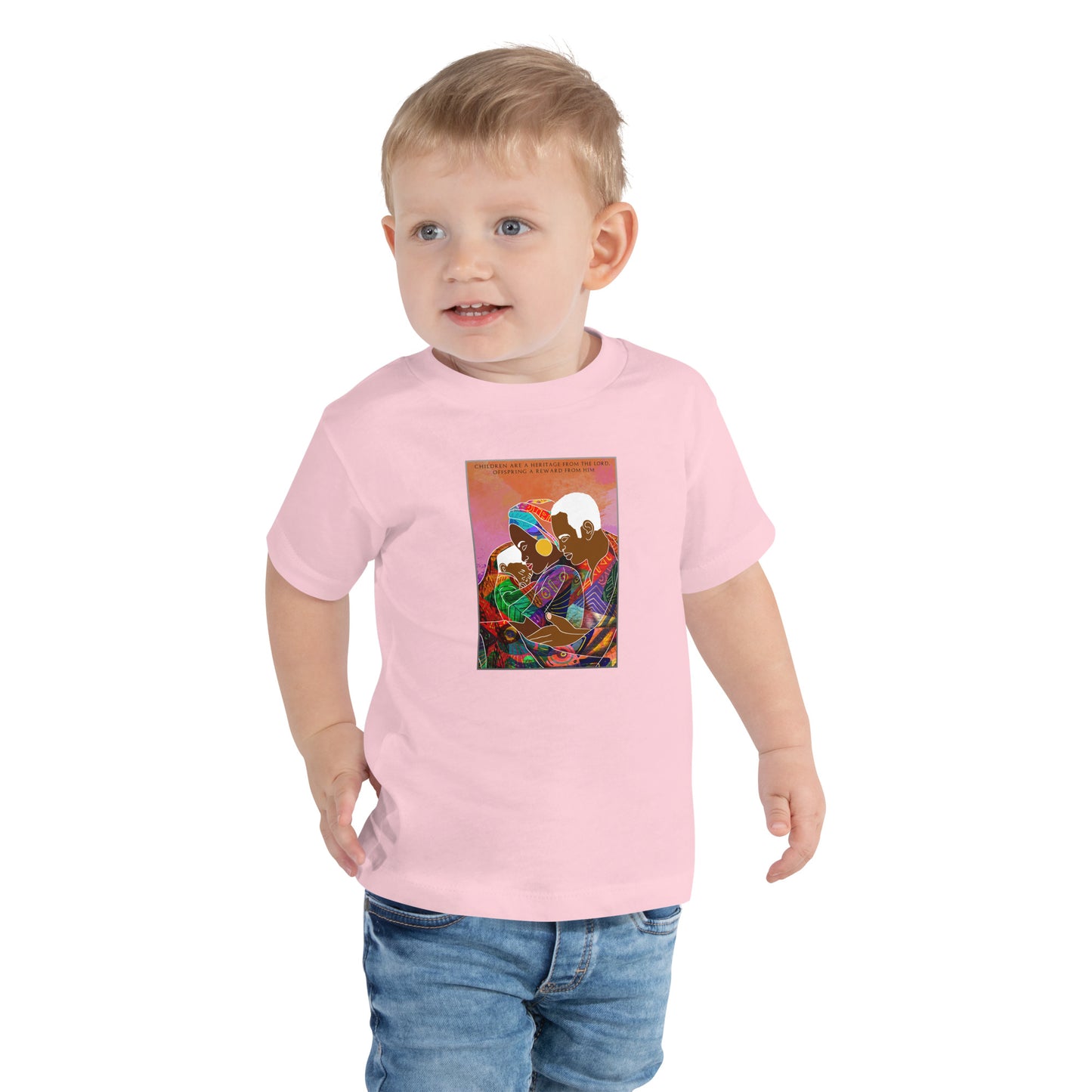 Children Are A Heritage From The Lord Toddler Short Sleeve Tee