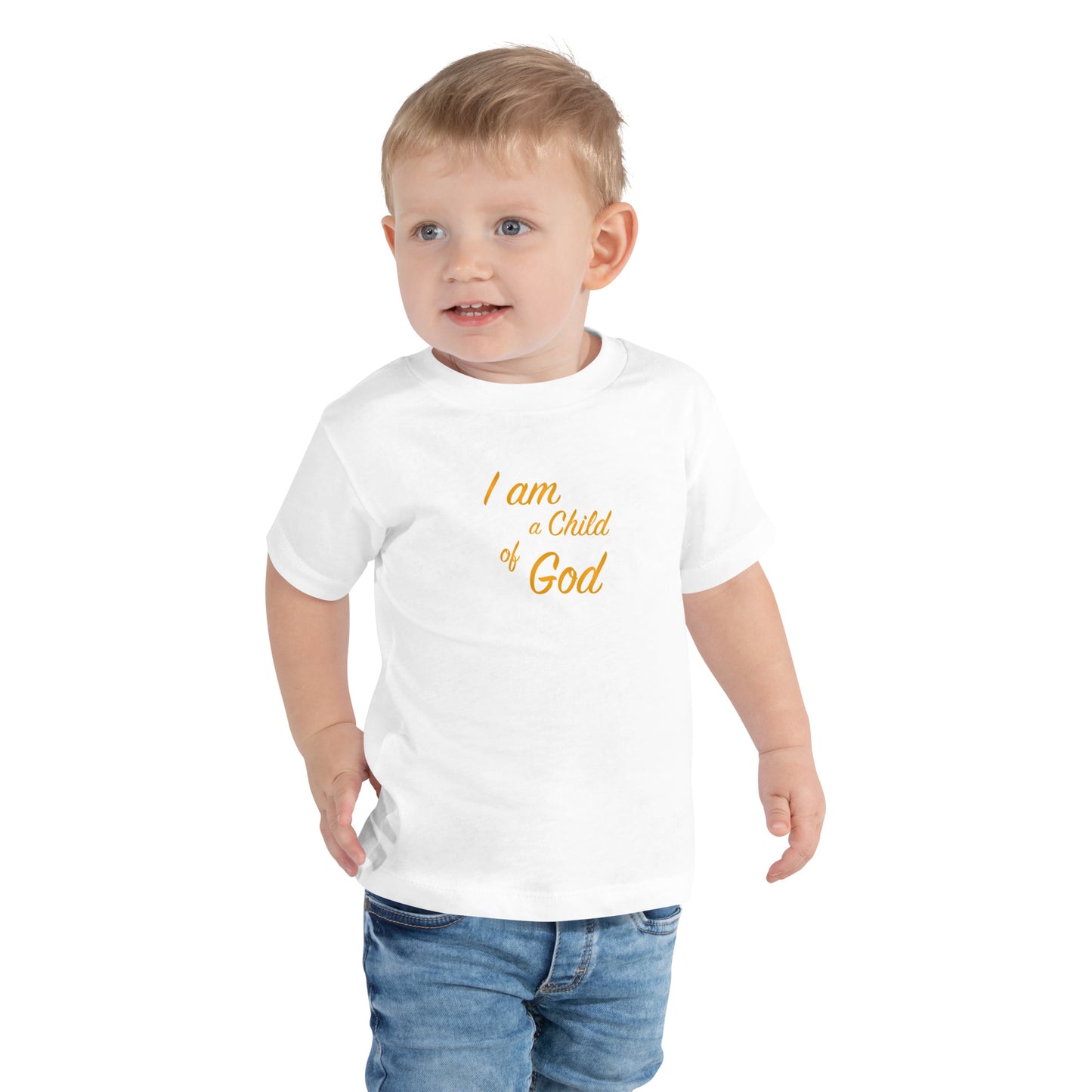 I Am A Child Of God Toddler Short Sleeve Tee