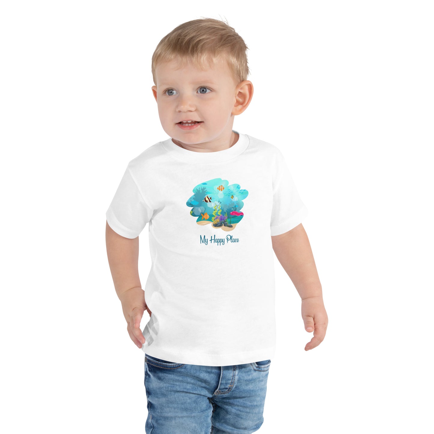 My Happy Place Toddler Short Sleeve Tee