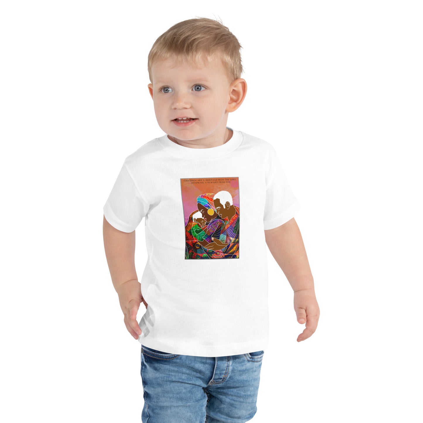 Children Are A Heritage From The Lord Toddler Short Sleeve Tee