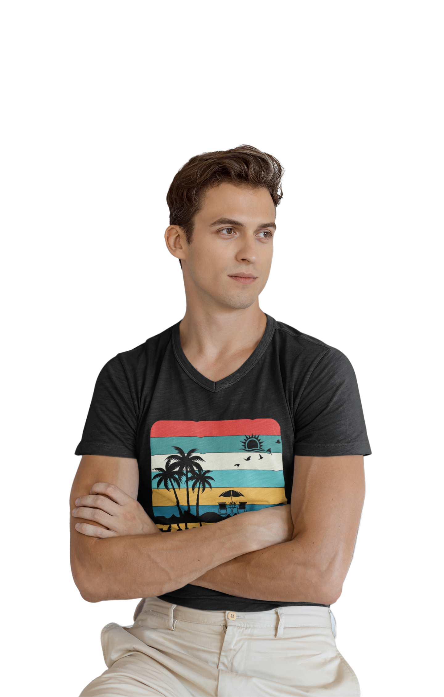 Cheers To Summertime Men's V-Neck T-Shirt