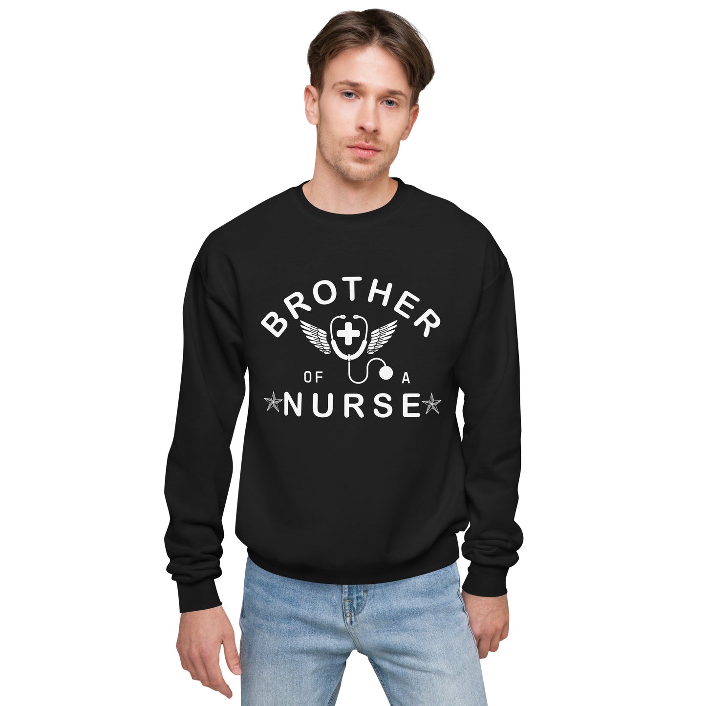 Brother Of A Nurse Unisex fleece sweatshirt