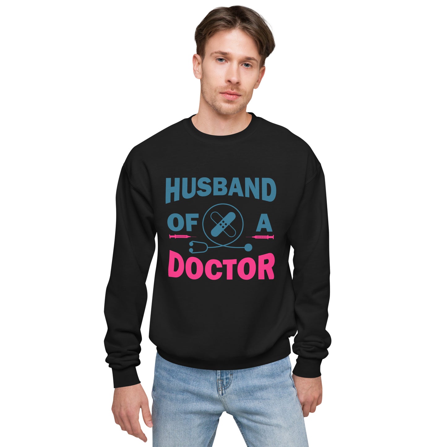 Husband Of A Doctor Unisex fleece sweatshirt