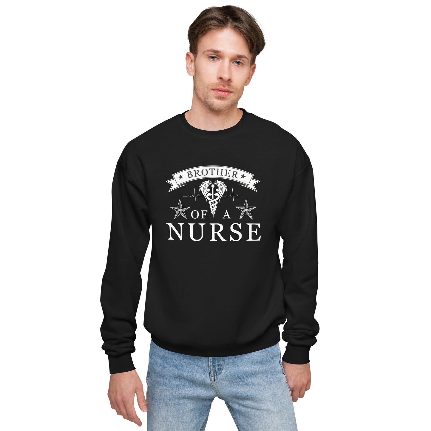 Brother Of A Nurse Unisex fleece sweatshirt