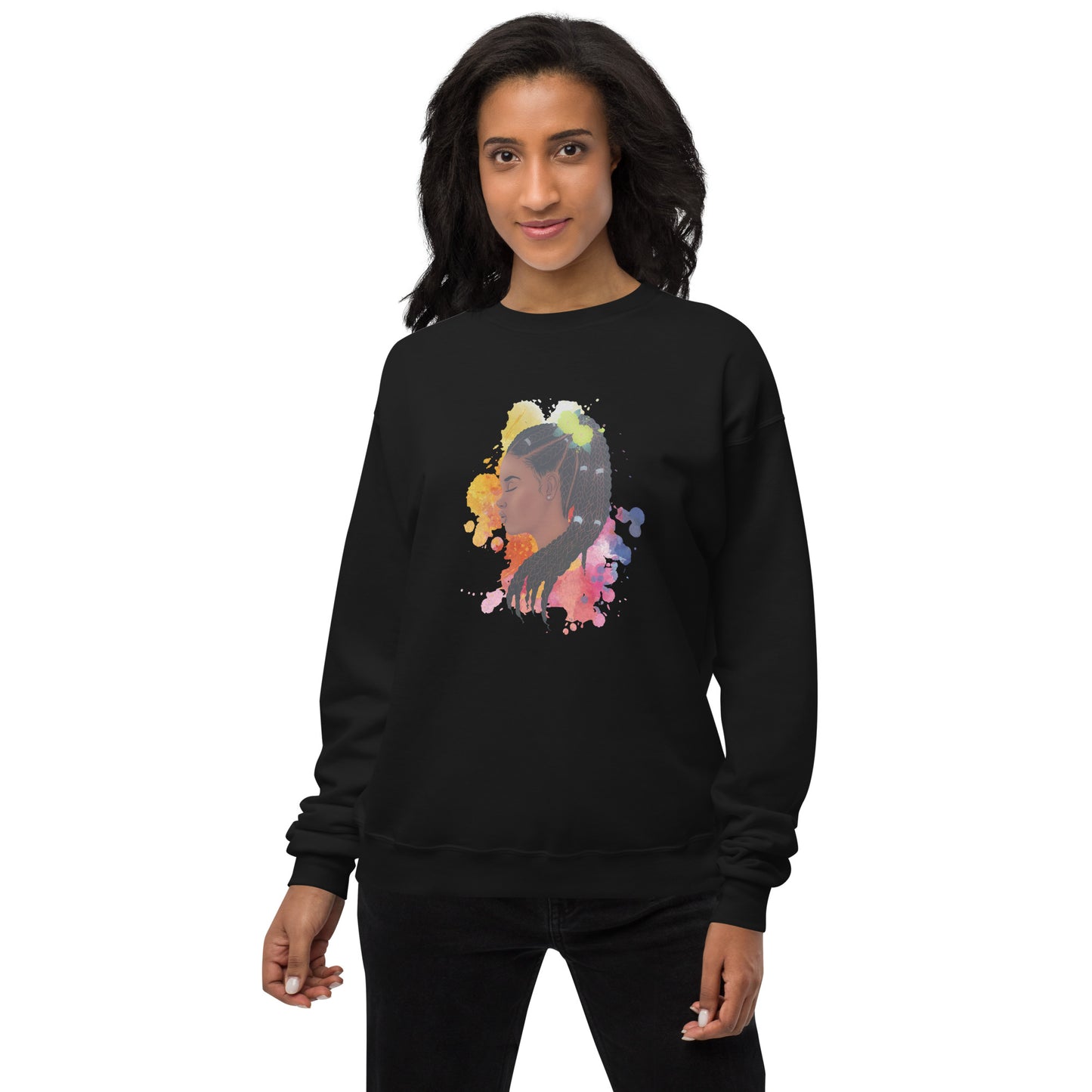 Beautiful Unisex fleece sweatshirt