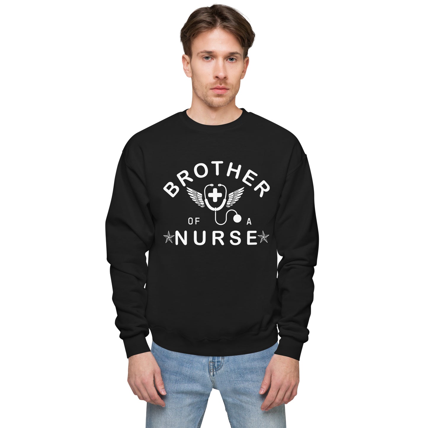 Brother Of A Nurse Unisex fleece sweatshirt