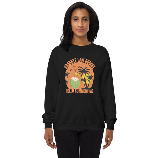 Goodbye LAW School Unisex fleece sweatshirt