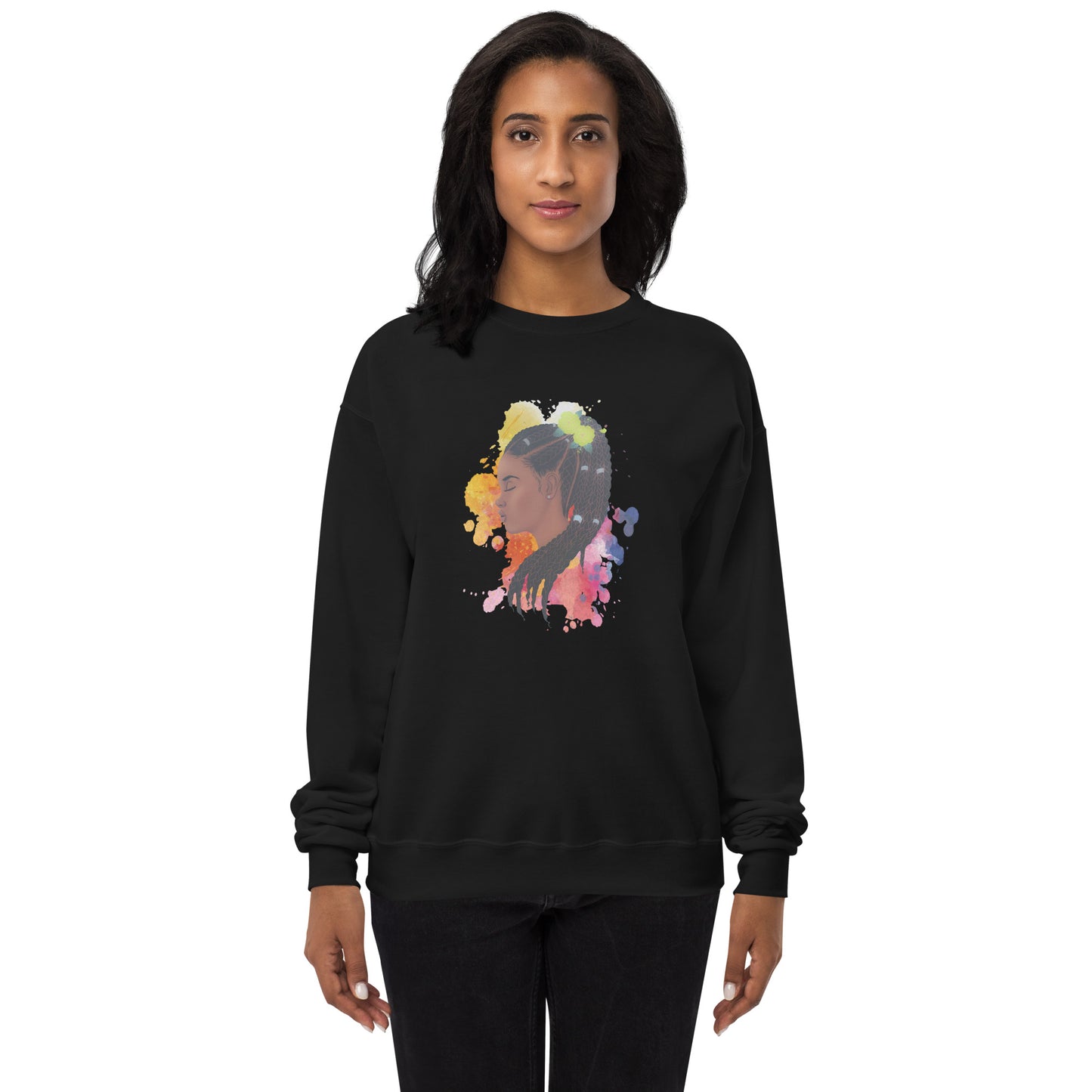 Beautiful Unisex fleece sweatshirt