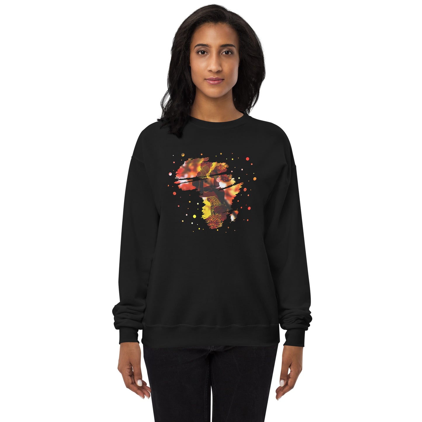 Mom With Child Unisex fleece sweatshirt