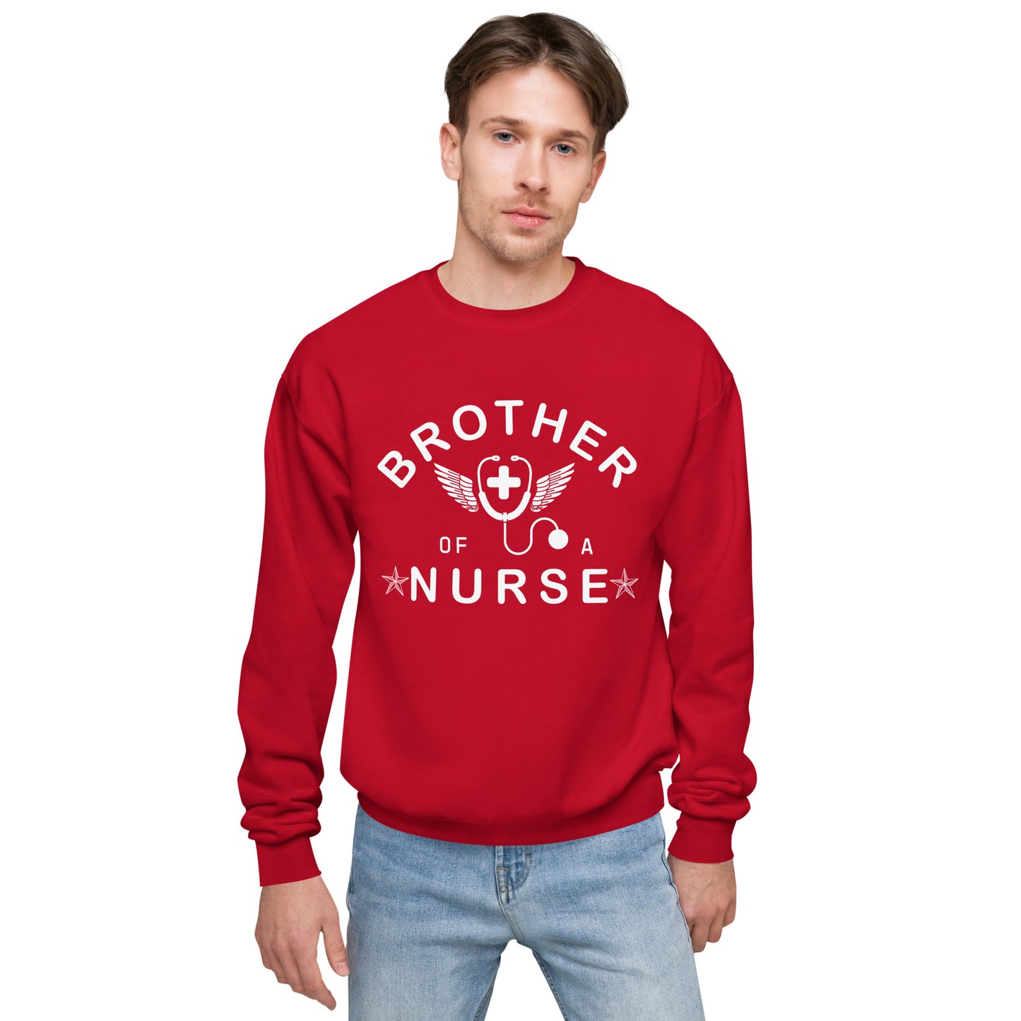 Brother Of A Nurse Unisex fleece sweatshirt