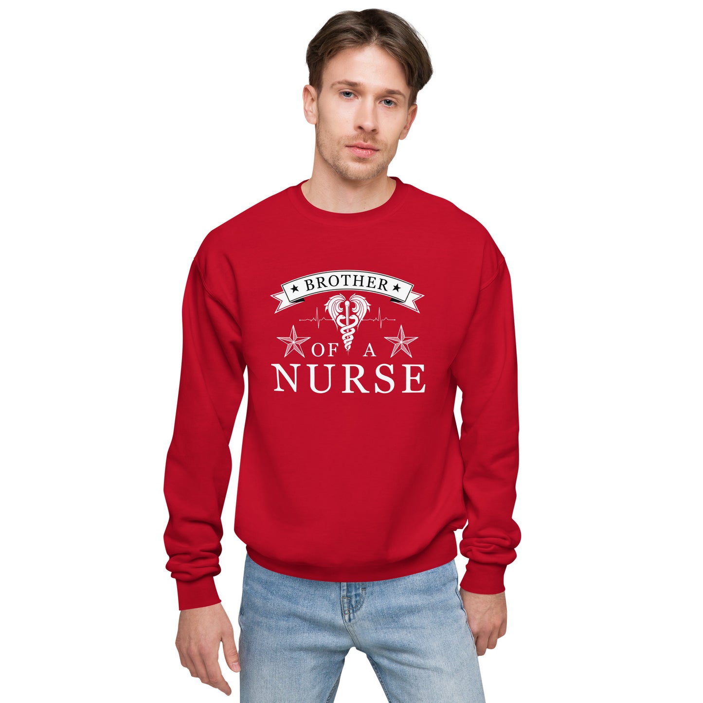 Brother Of A Nurse Unisex fleece sweatshirt