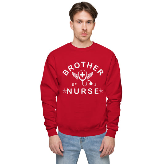 Brother Of A Nurse Unisex fleece sweatshirt