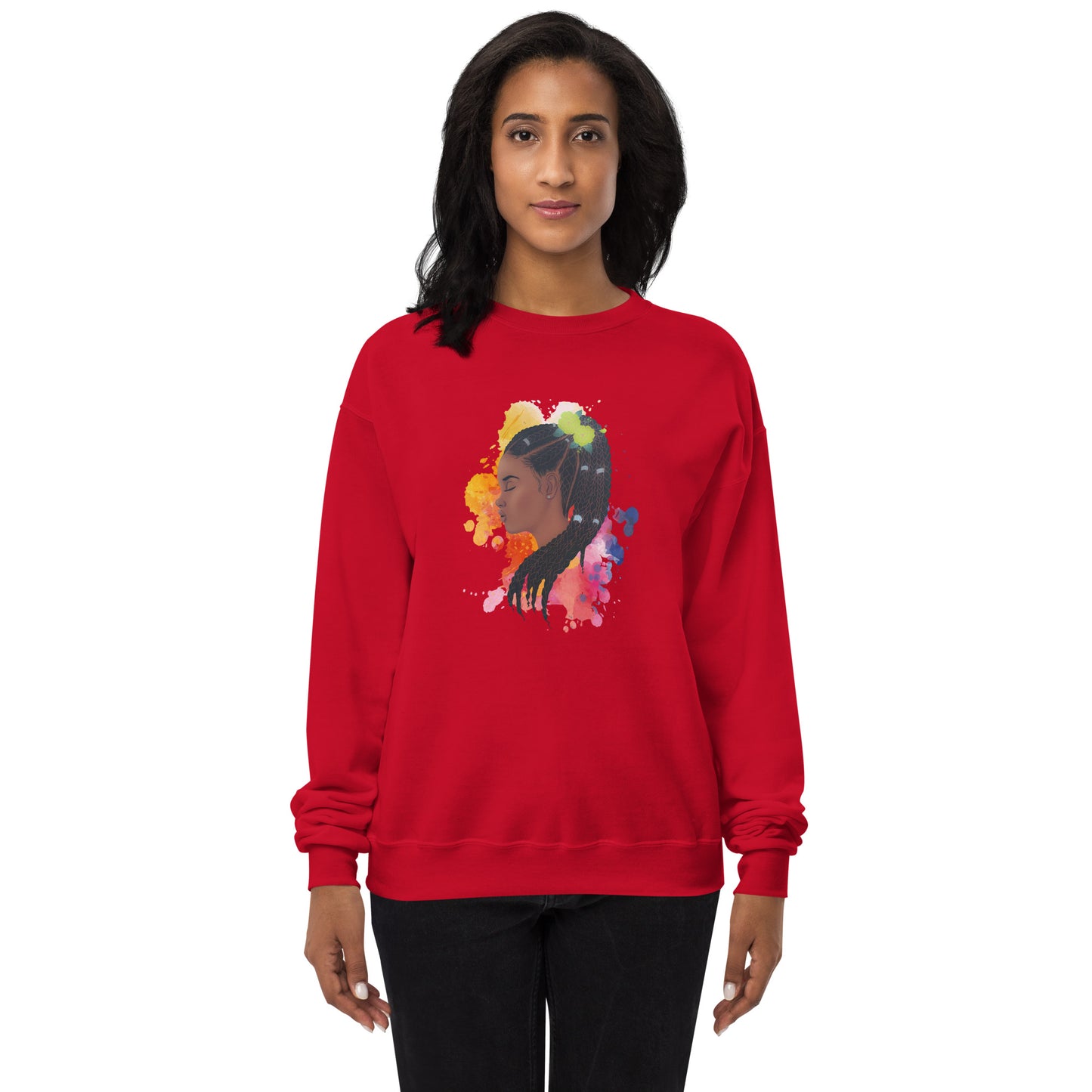 Beautiful Unisex fleece sweatshirt