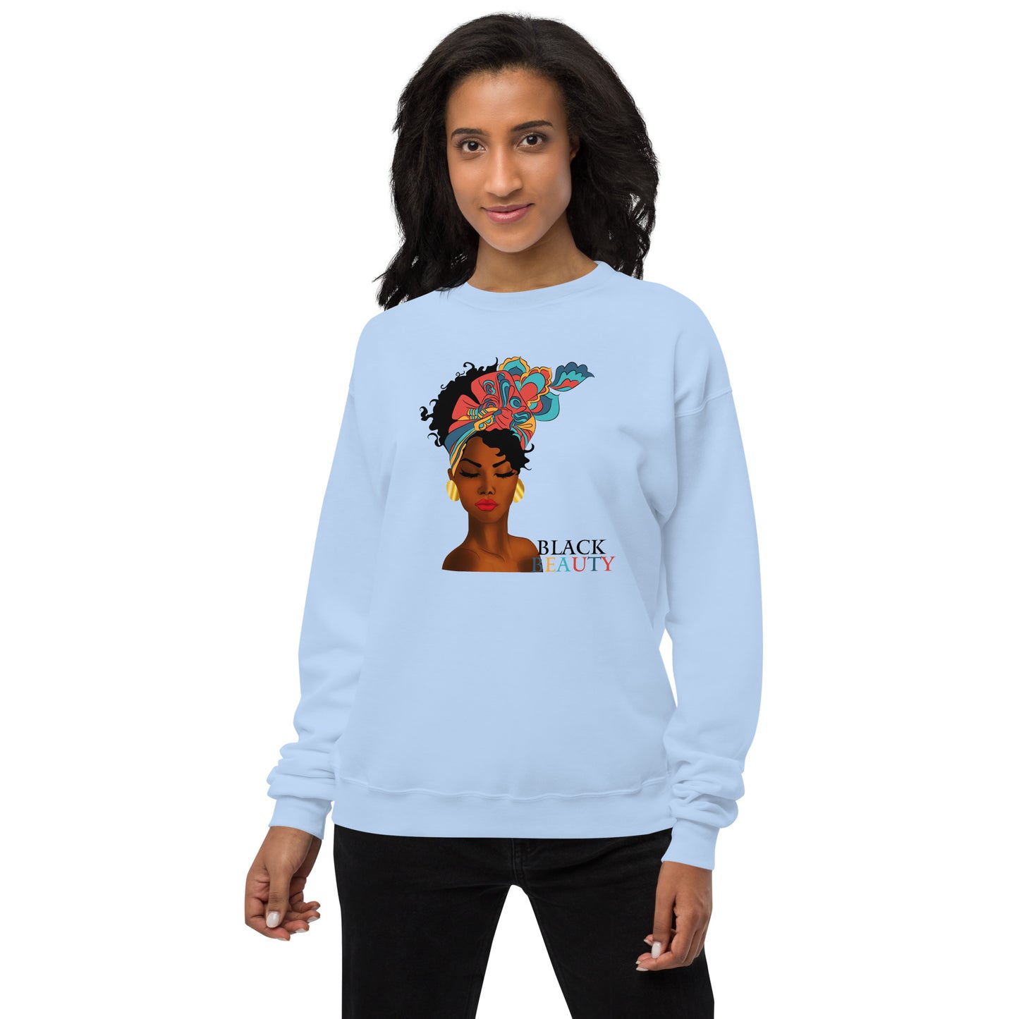 Black Beauty Unisex fleece sweatshirt