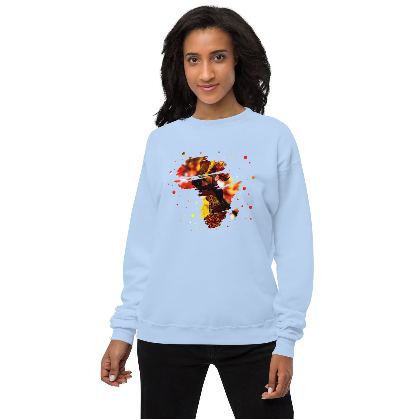 Mom With Child Unisex fleece sweatshirt