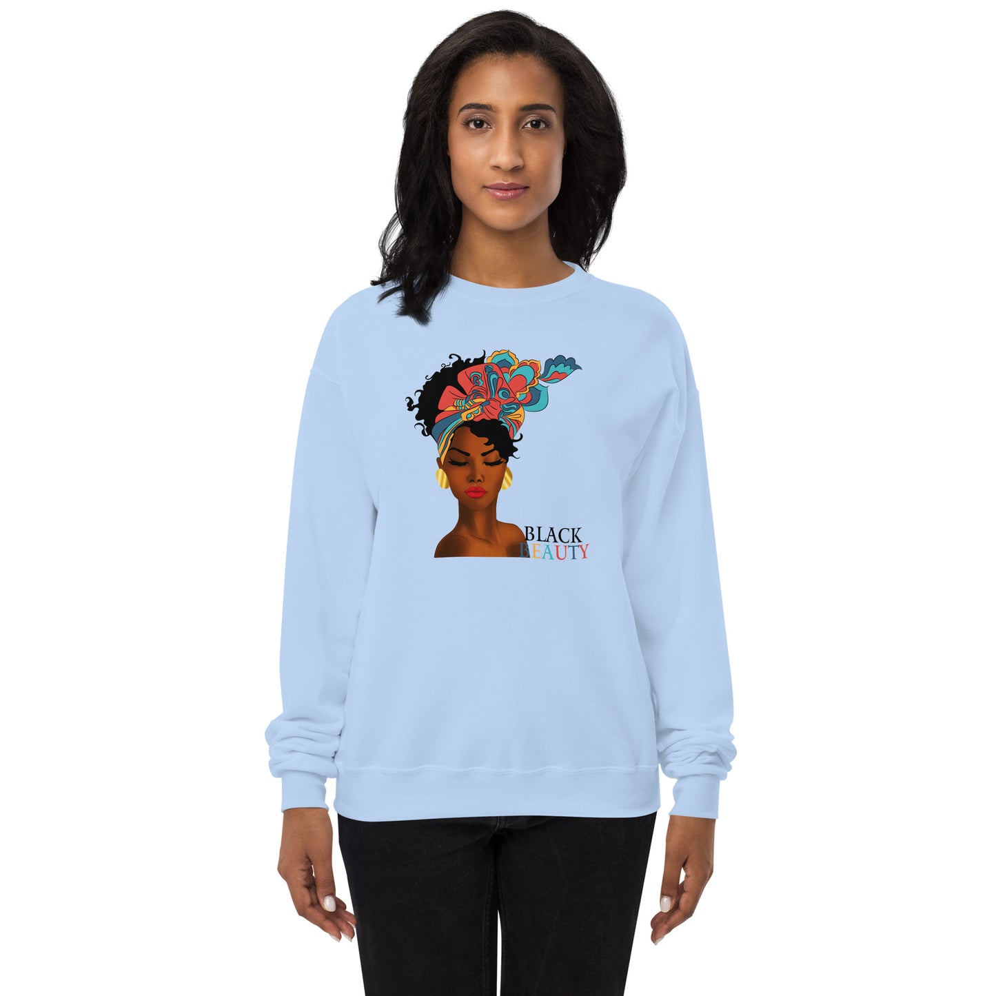 Black Beauty Unisex fleece sweatshirt