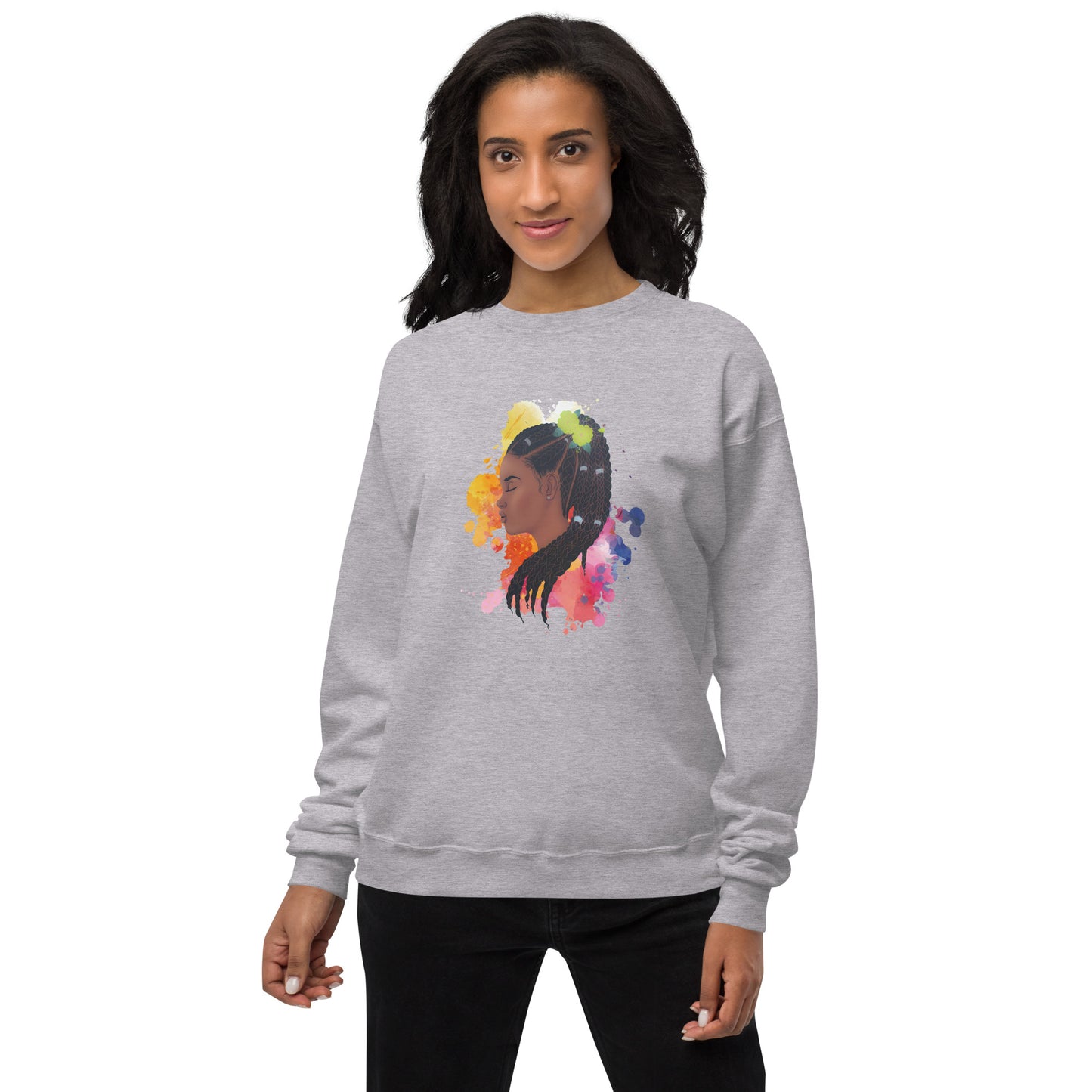 Beautiful Unisex fleece sweatshirt