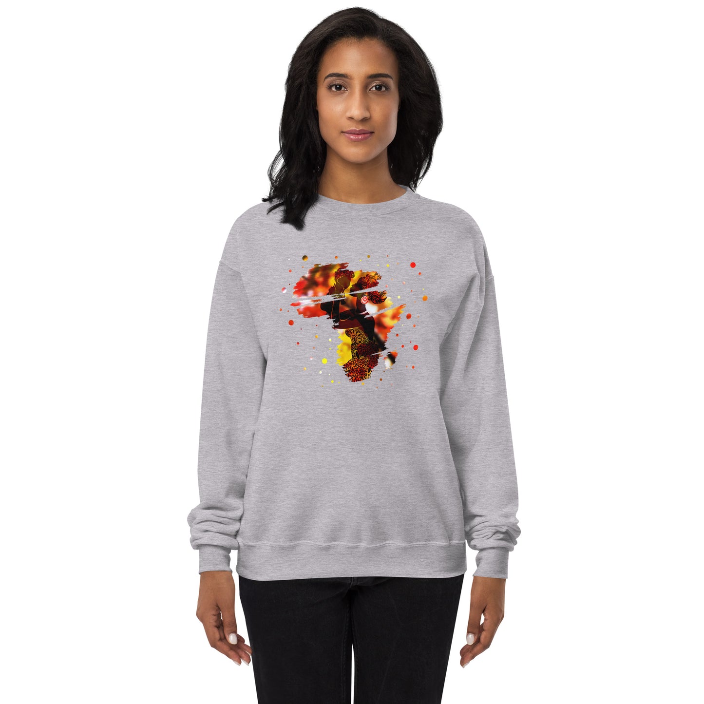 Mom With Child Unisex fleece sweatshirt