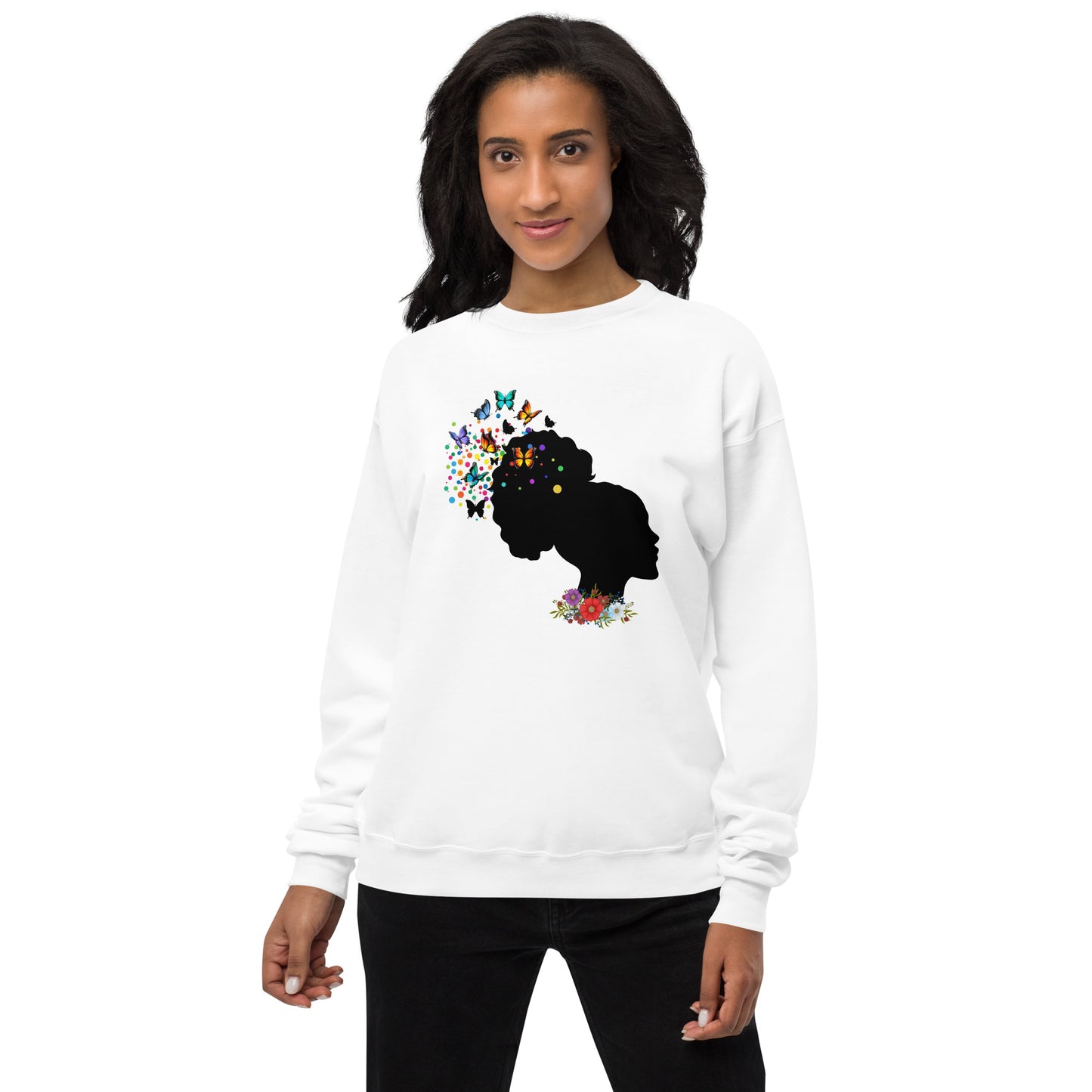 Beautiful Unisex fleece sweatshirt