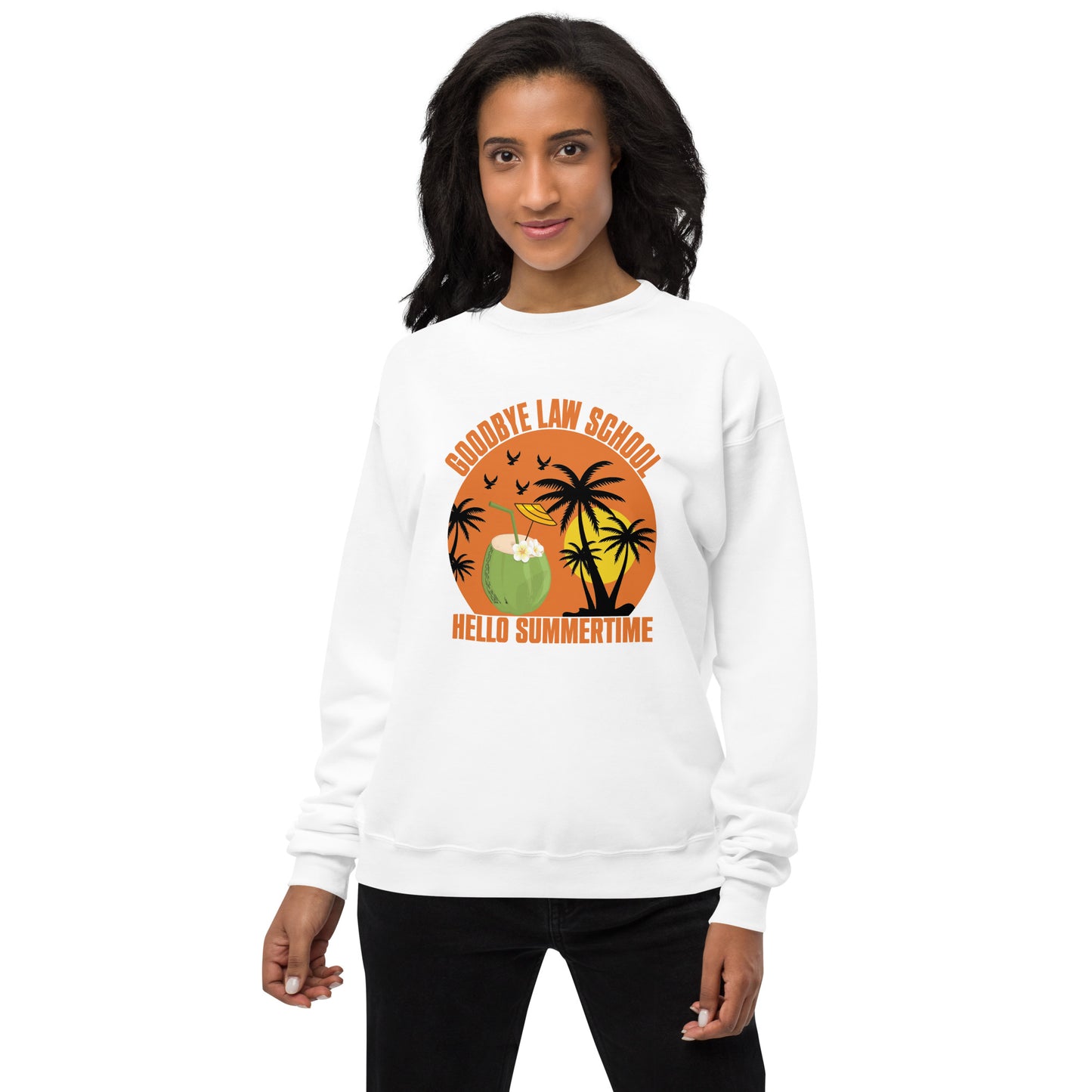 Goodbye LAW School Unisex fleece sweatshirt