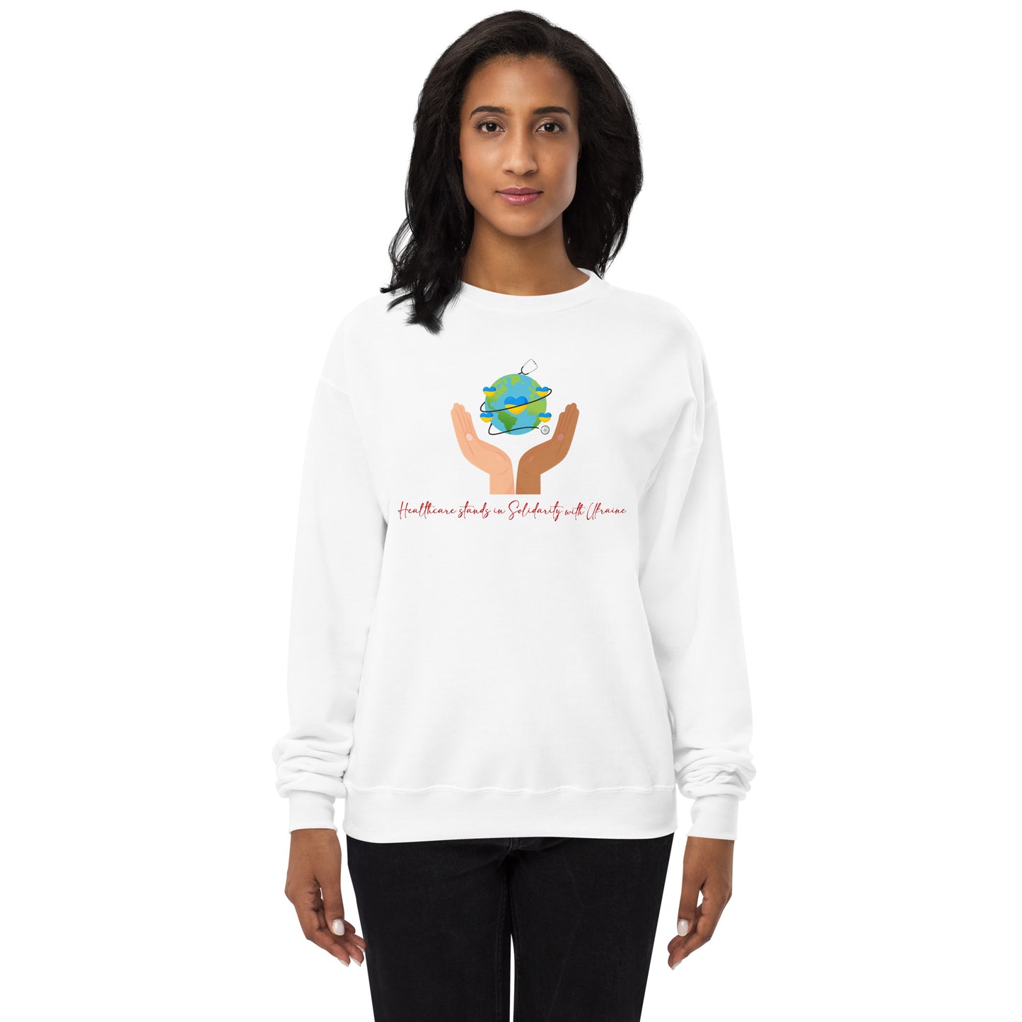 HealthCare Stands In Solidarity With Ukraine Sweatshirt