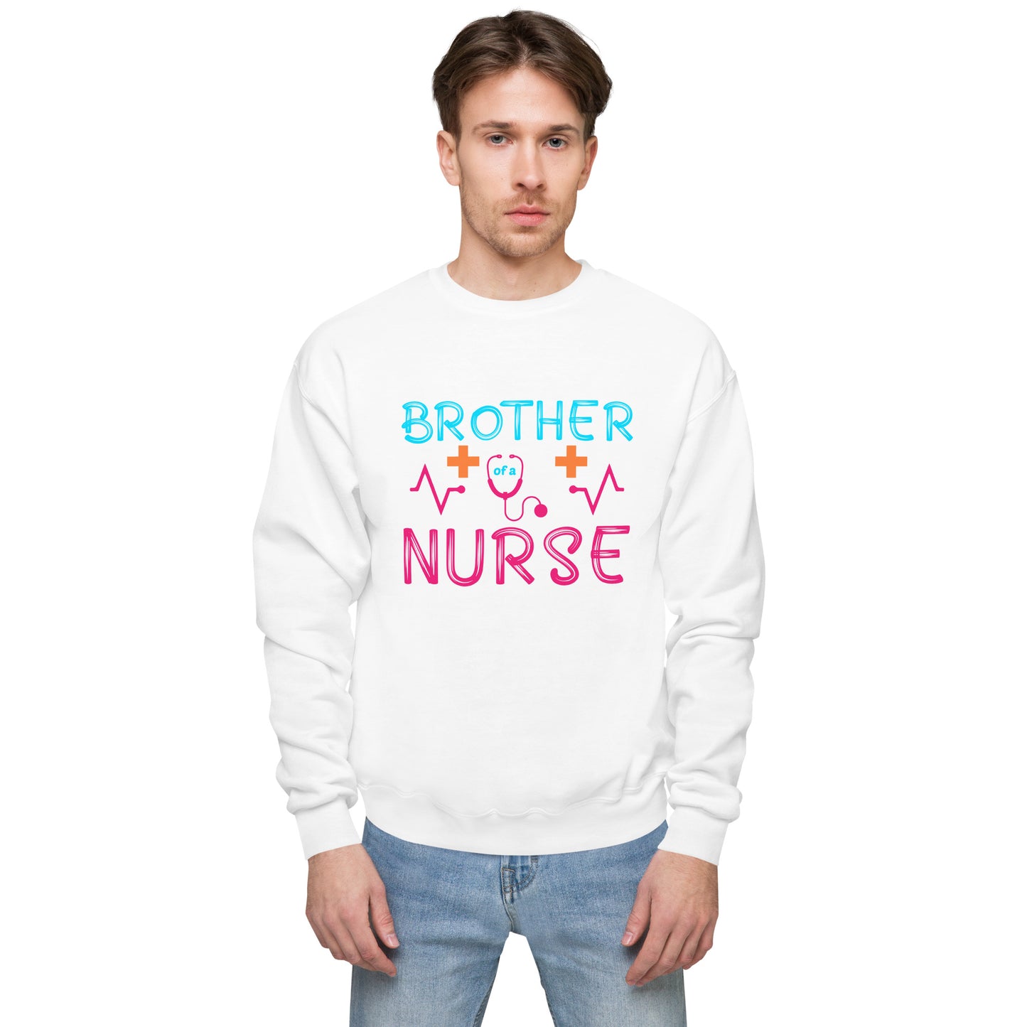 Brother Of A Nurse Unisex fleece sweatshirt