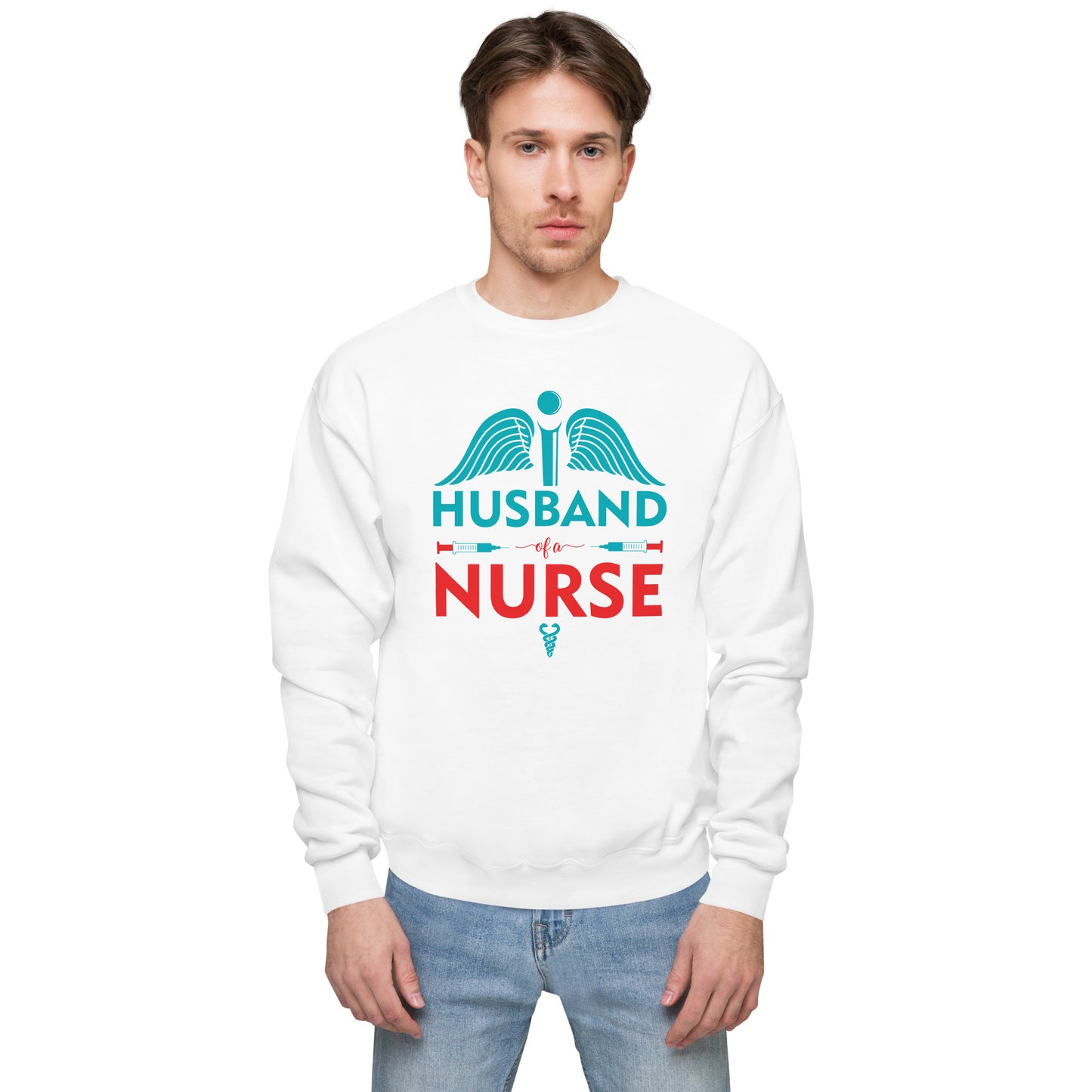 Husband Of A Nurse Unisex fleece sweatshirt