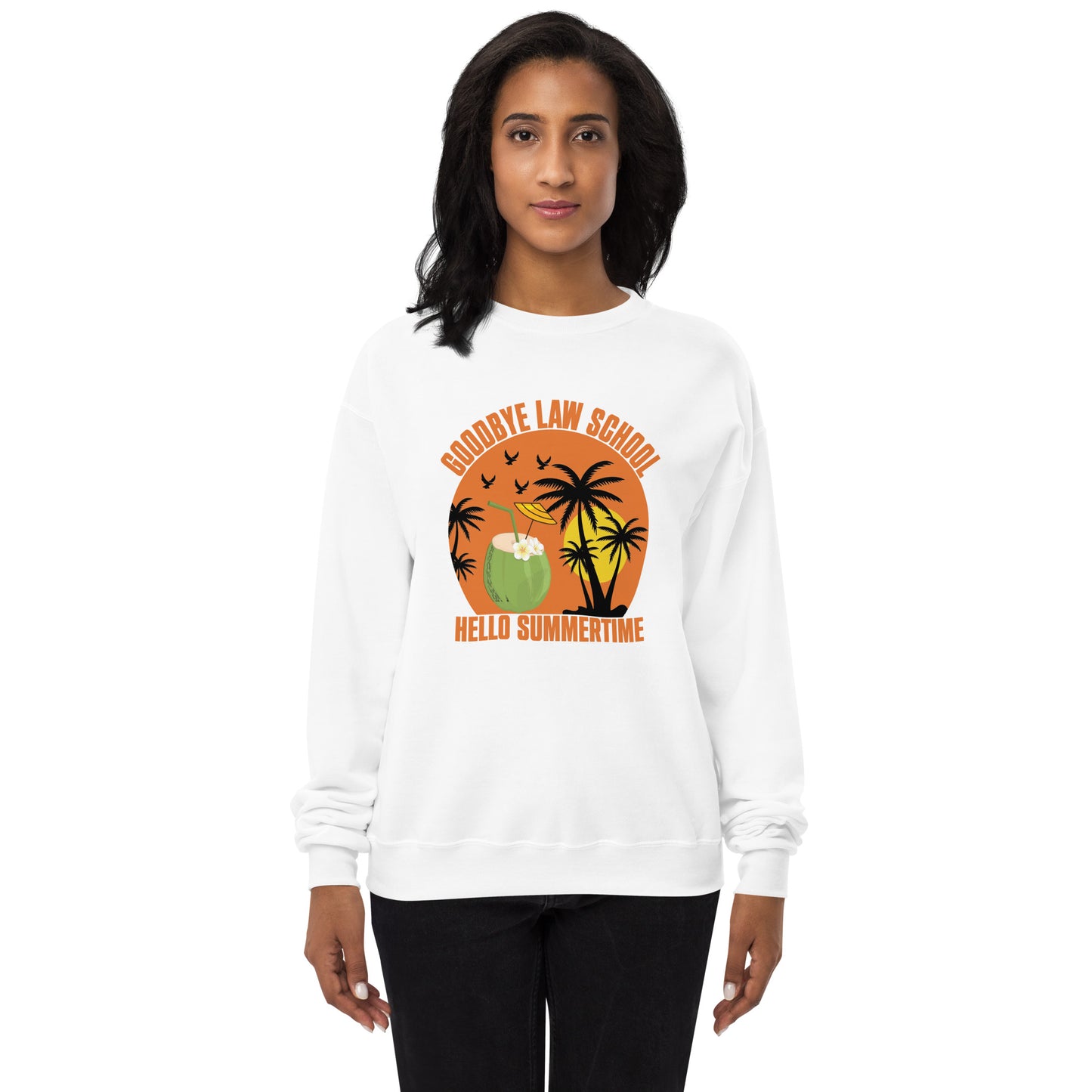 Goodbye LAW School Unisex fleece sweatshirt