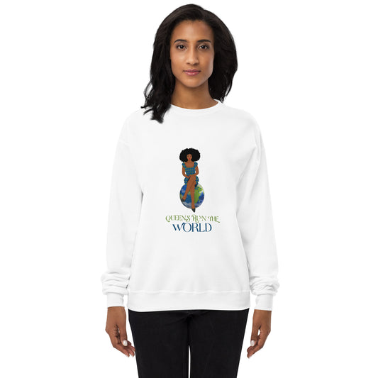 “Queens” Run The World Unisex fleece sweatshirt