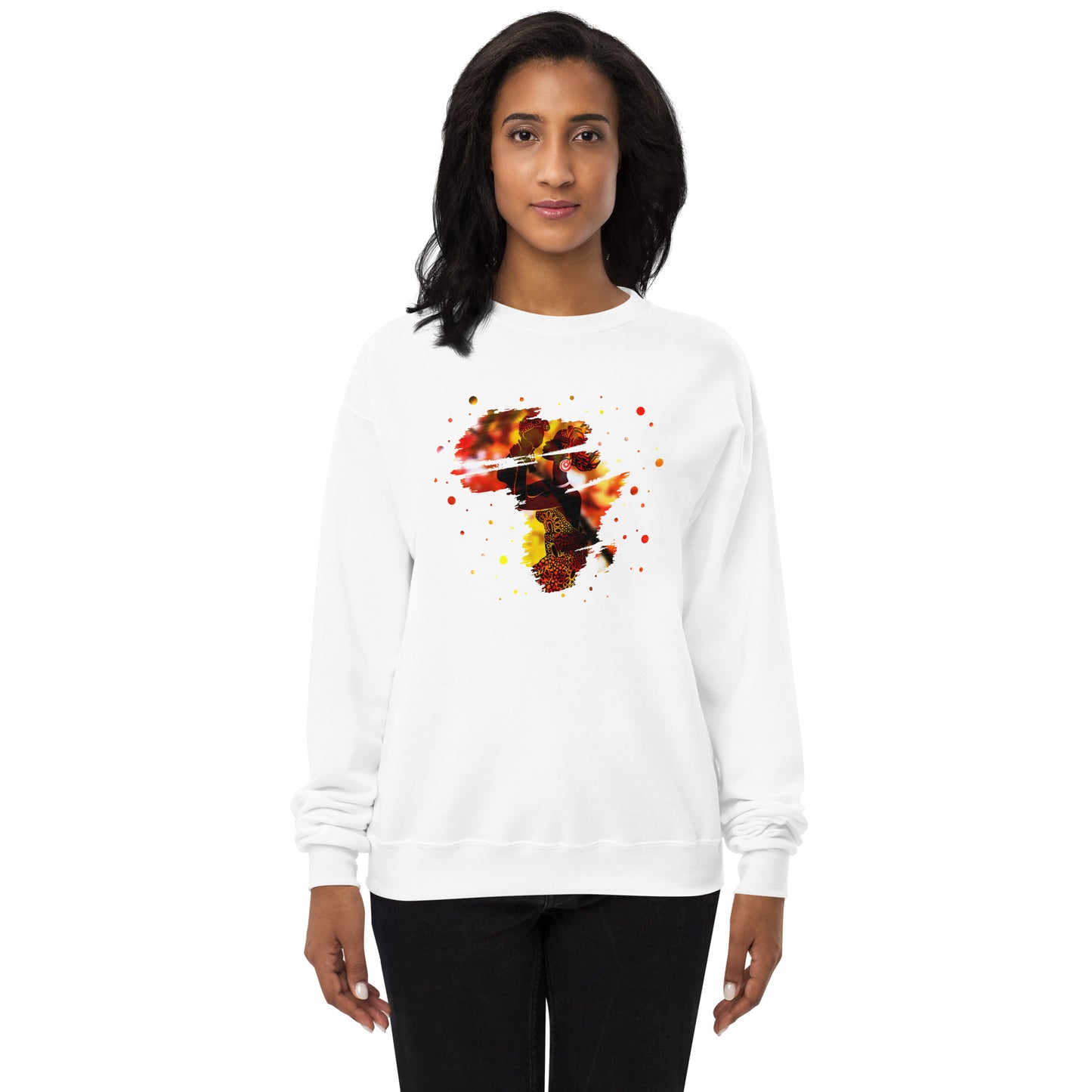 Mom With Child Unisex fleece sweatshirt