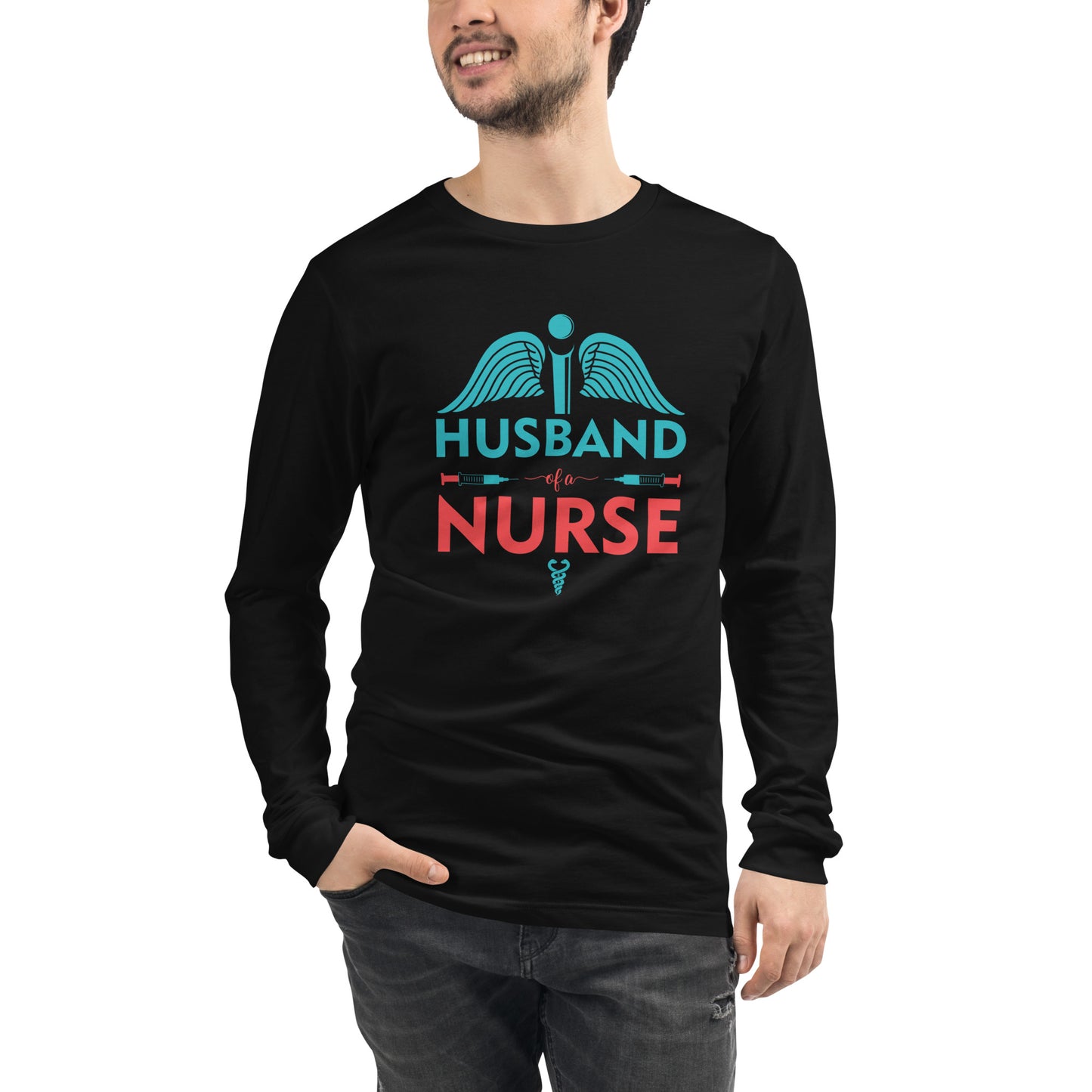 Husband Of A Nurse Unisex Long Sleeve Tee