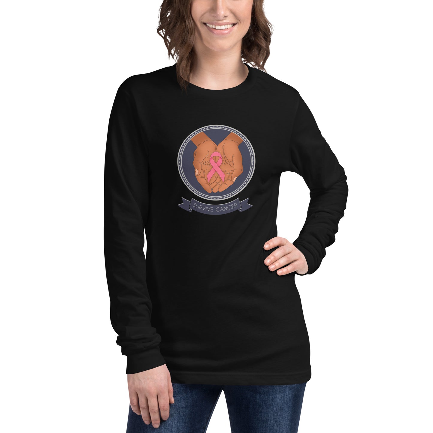 Survive Cancer Unisex Long Sleeve Tee