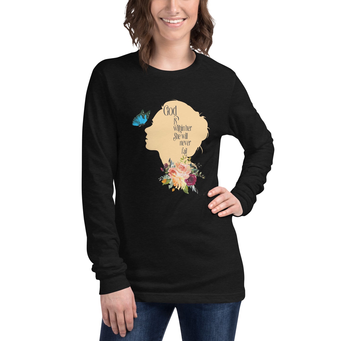 God Is Within Her Unisex Long Sleeve Tee