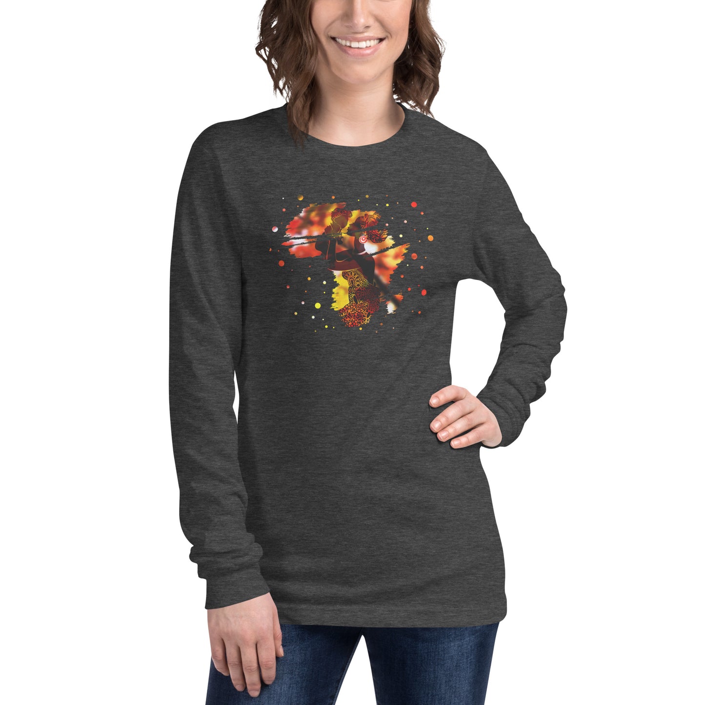 Mom With Child Unisex Long Sleeve Tee