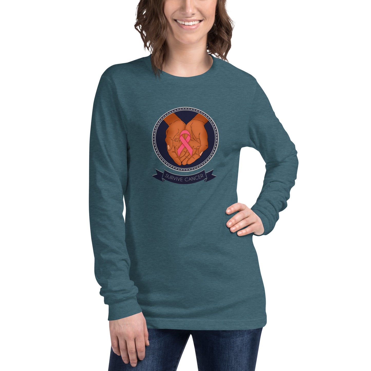 Survive Cancer Unisex Long Sleeve Tee