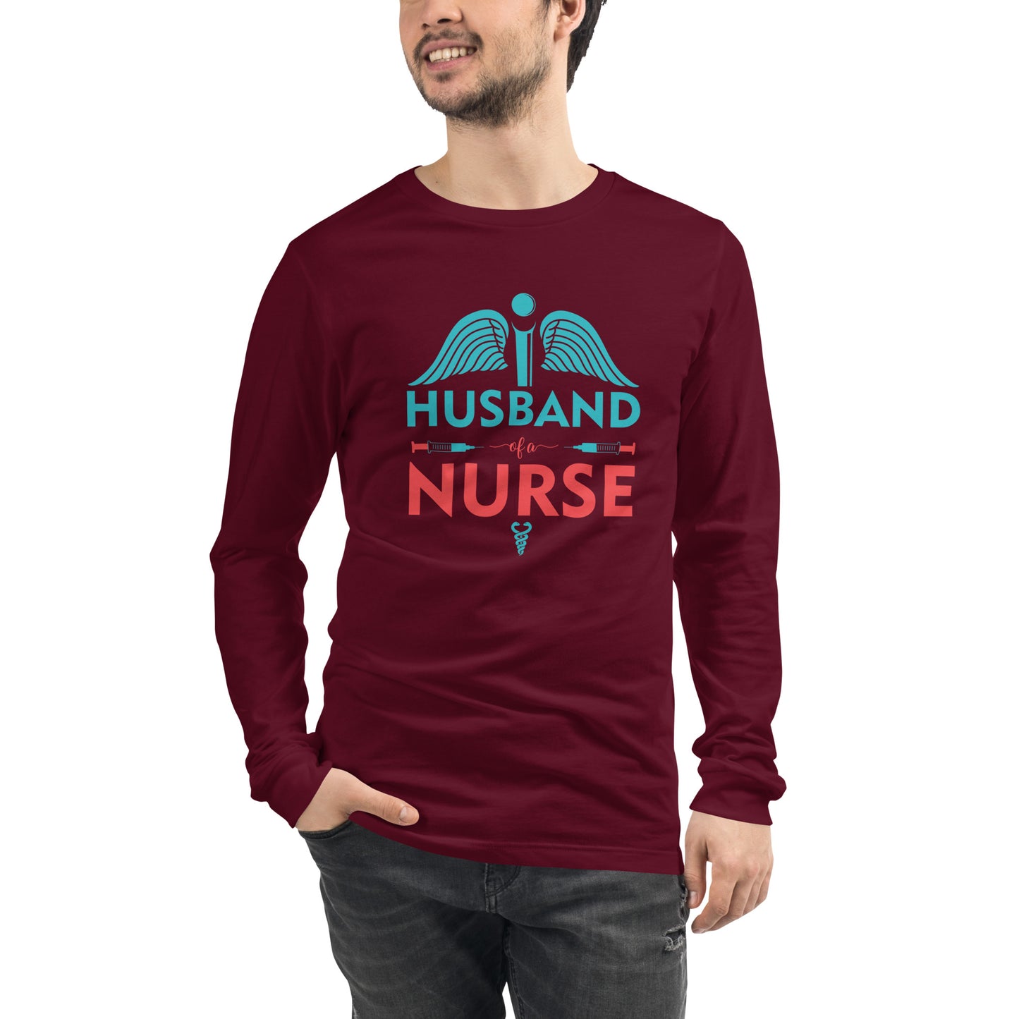 Husband Of A Nurse Unisex Long Sleeve Tee