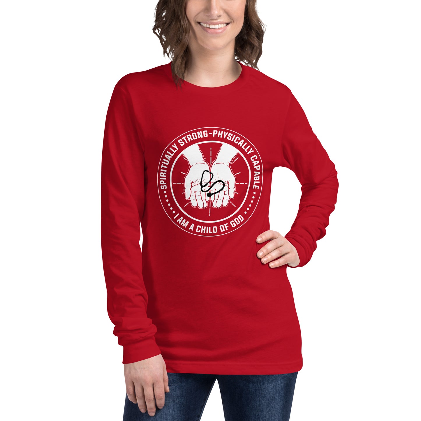 Spiritually Strong And Physically Capable Long Sleeve Tee