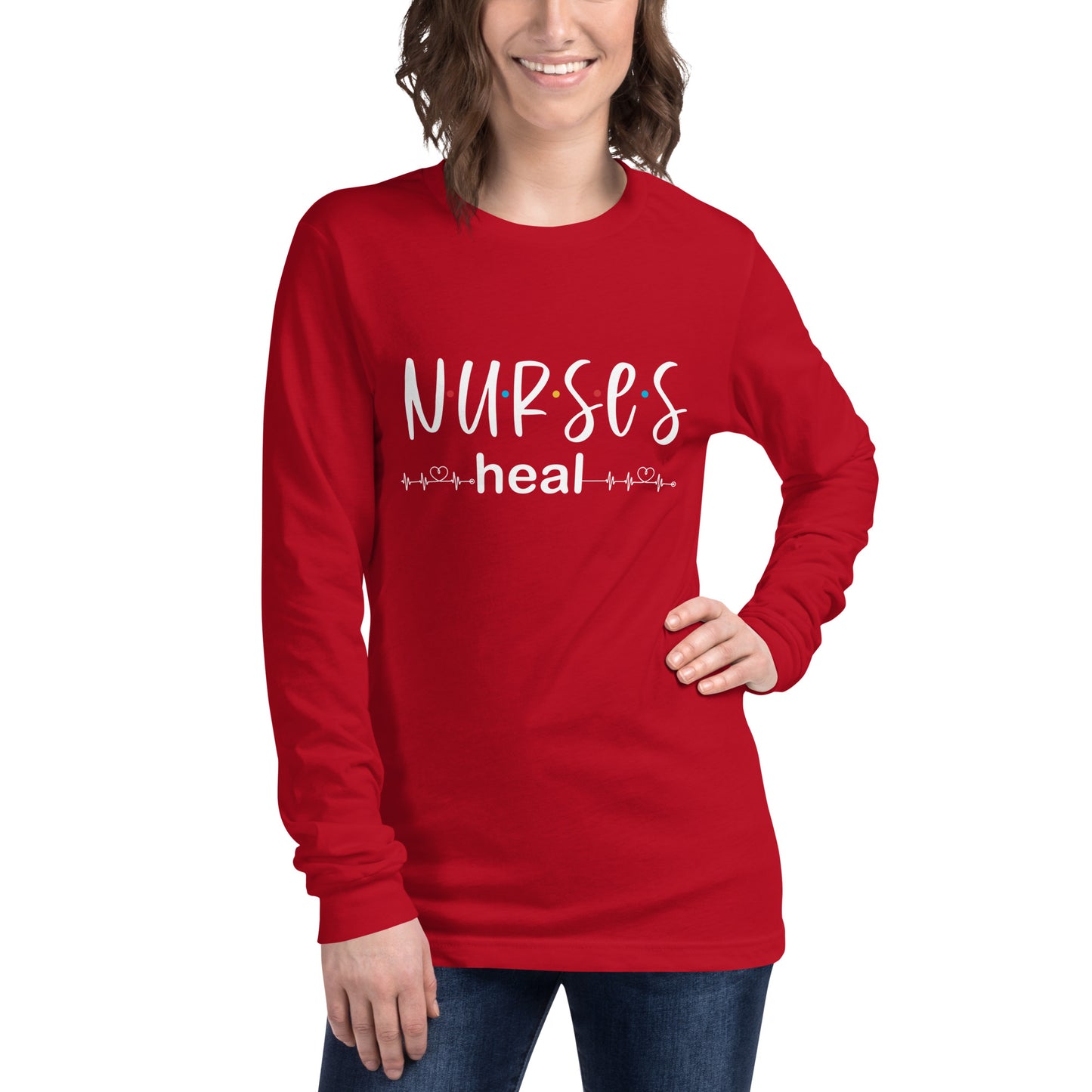 Nurses Heal Long Sleeve Tee