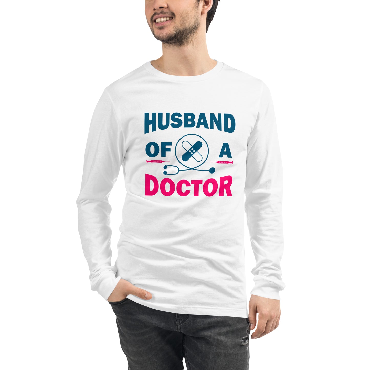 Husband Of A Doctor Unisex Long Sleeve Tee