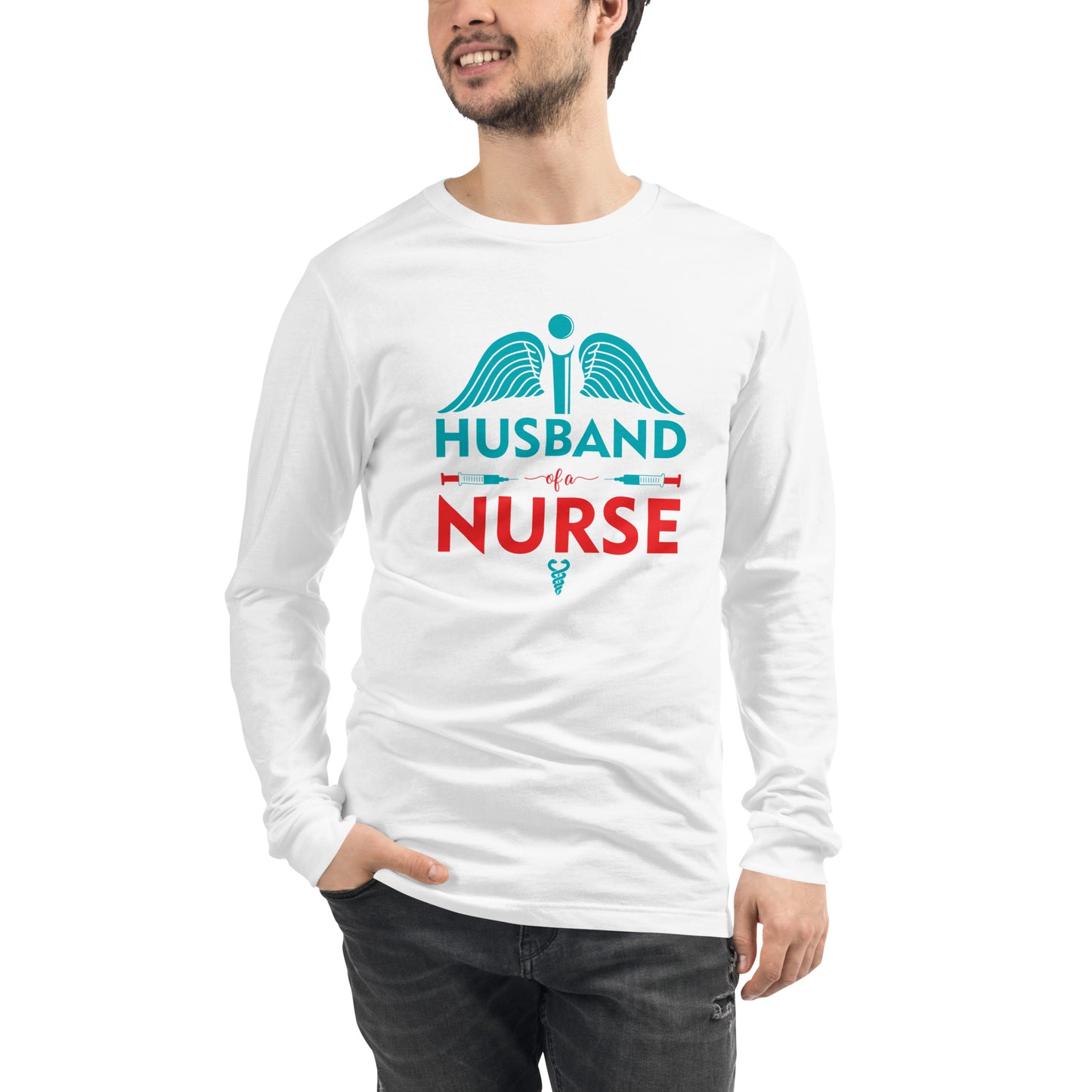 Husband Of A Nurse Unisex Long Sleeve Tee