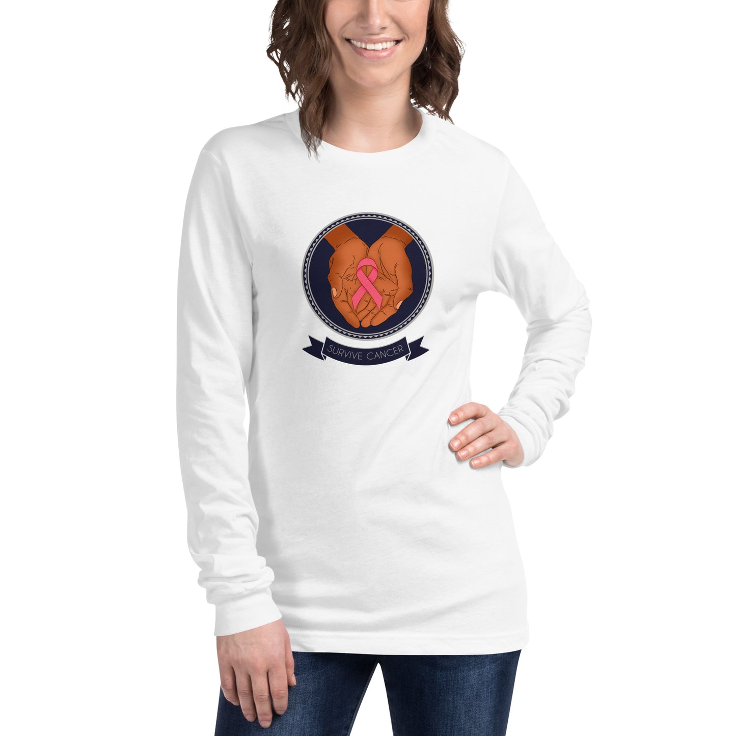 Survive Cancer Unisex Long Sleeve Tee