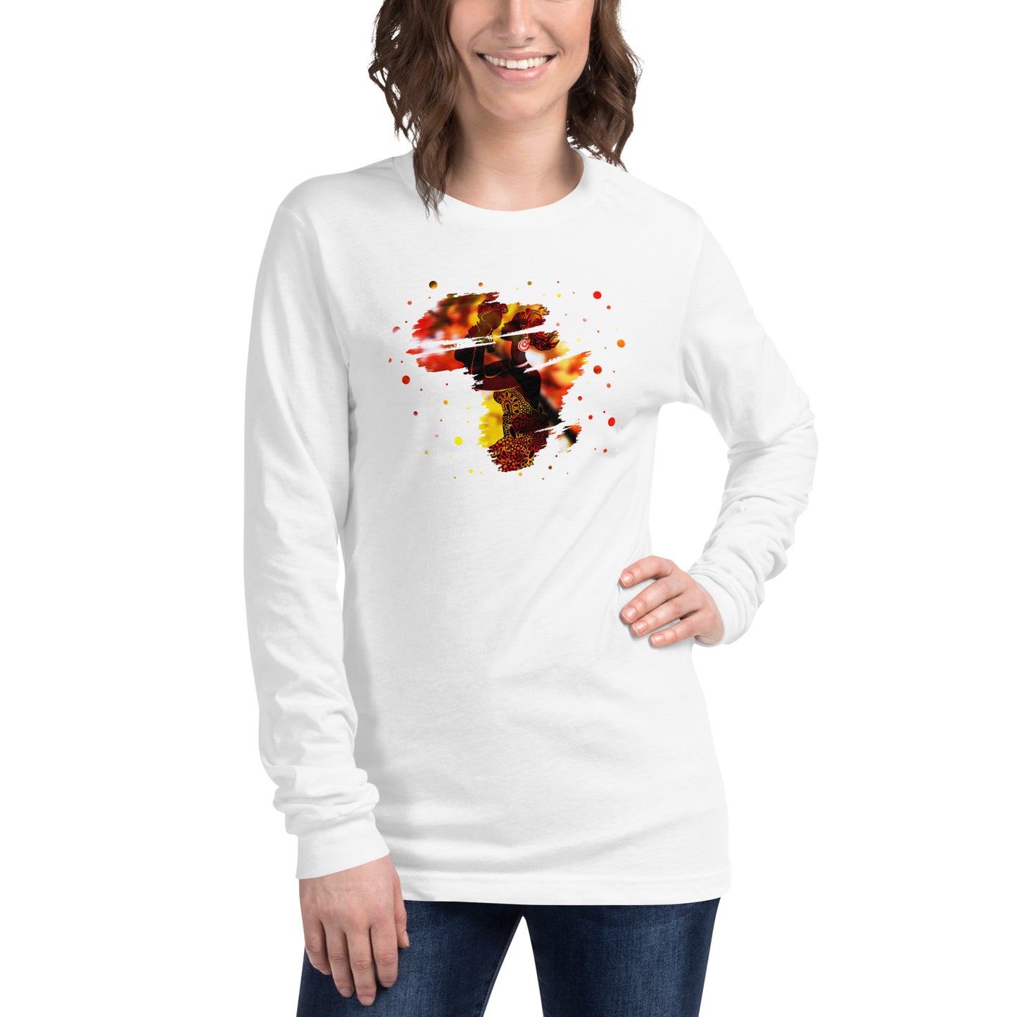 Mom With Child Unisex Long Sleeve Tee