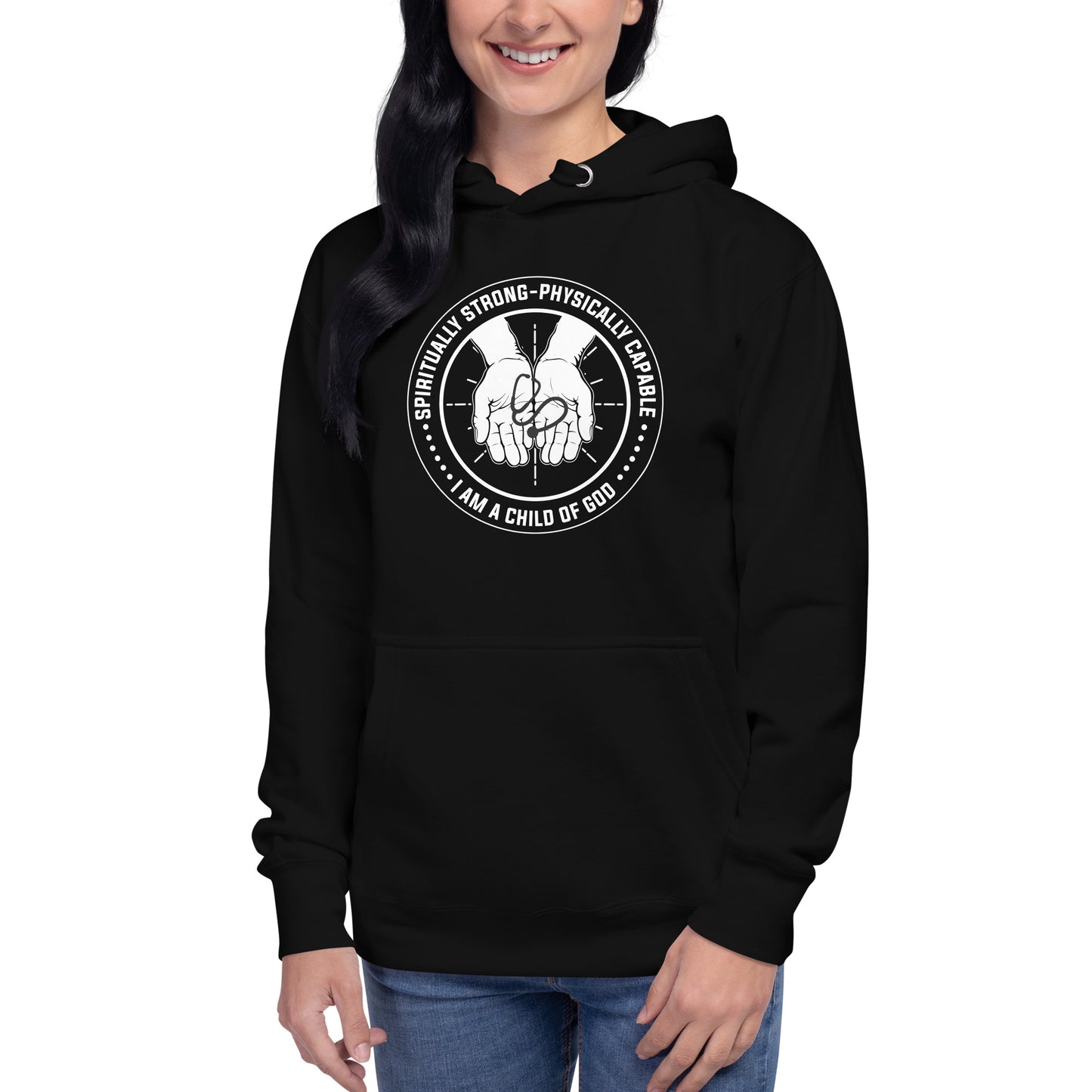 Spiritually Strong Physically Capable Unisex Hoodie