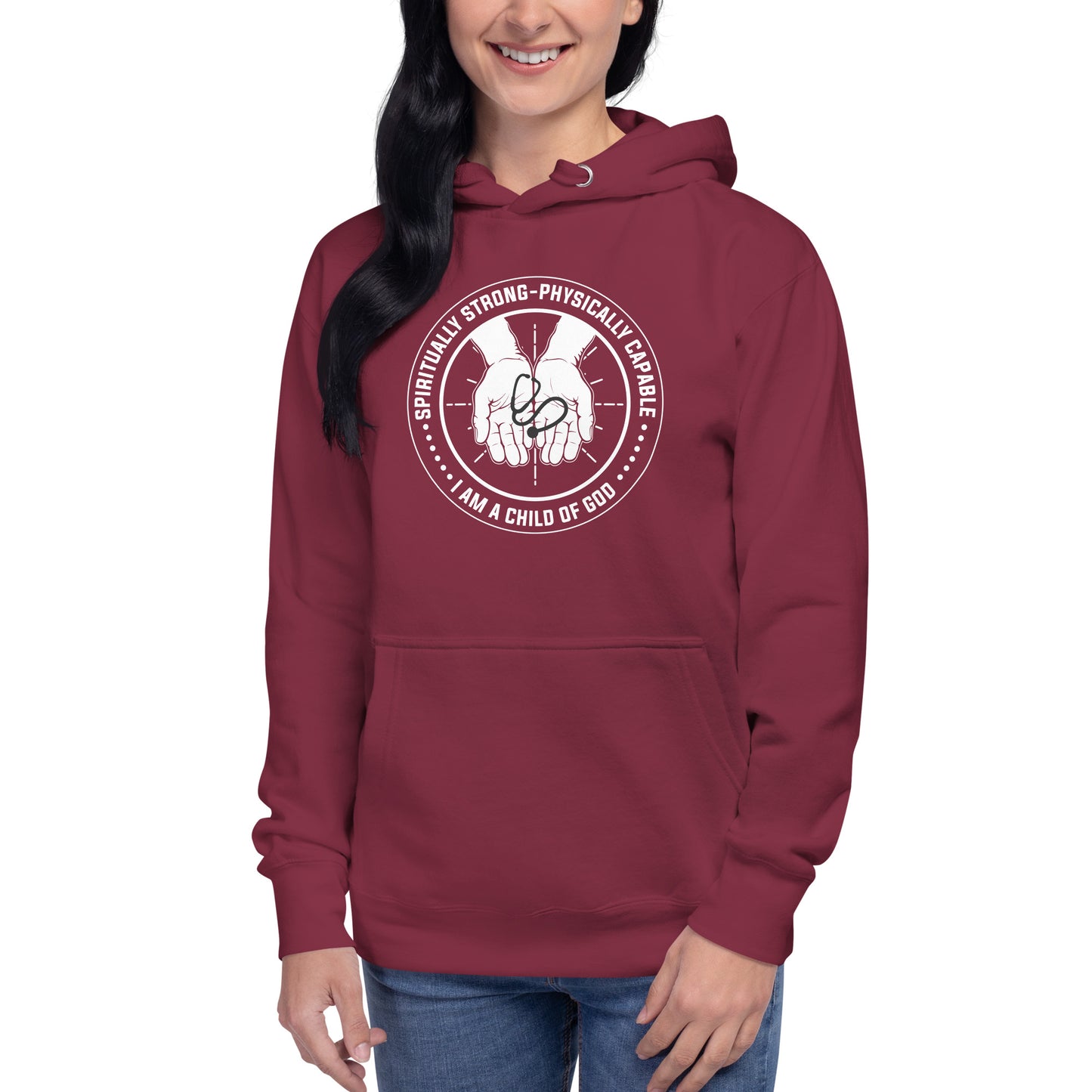 Spiritually Strong Physically Capable Unisex Hoodie