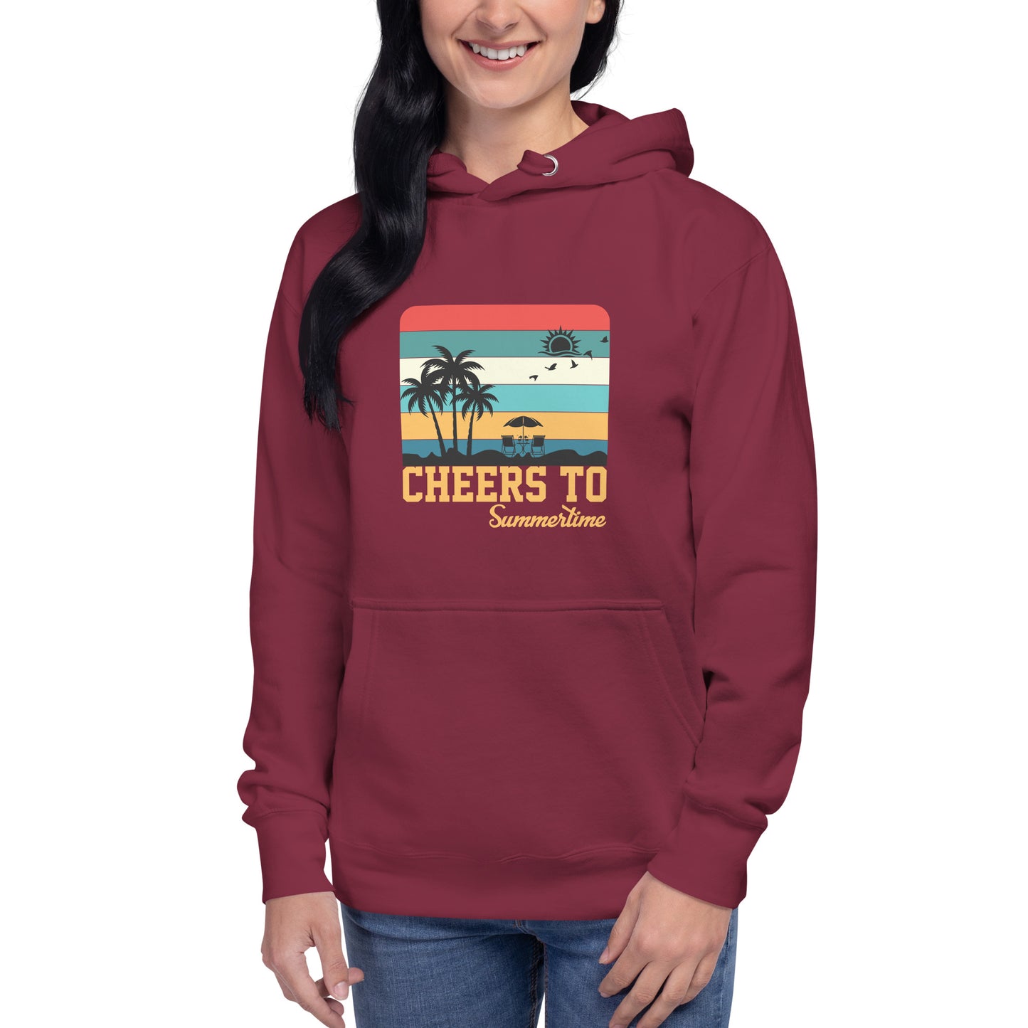 Cheers To Summertime Unisex Hoodie