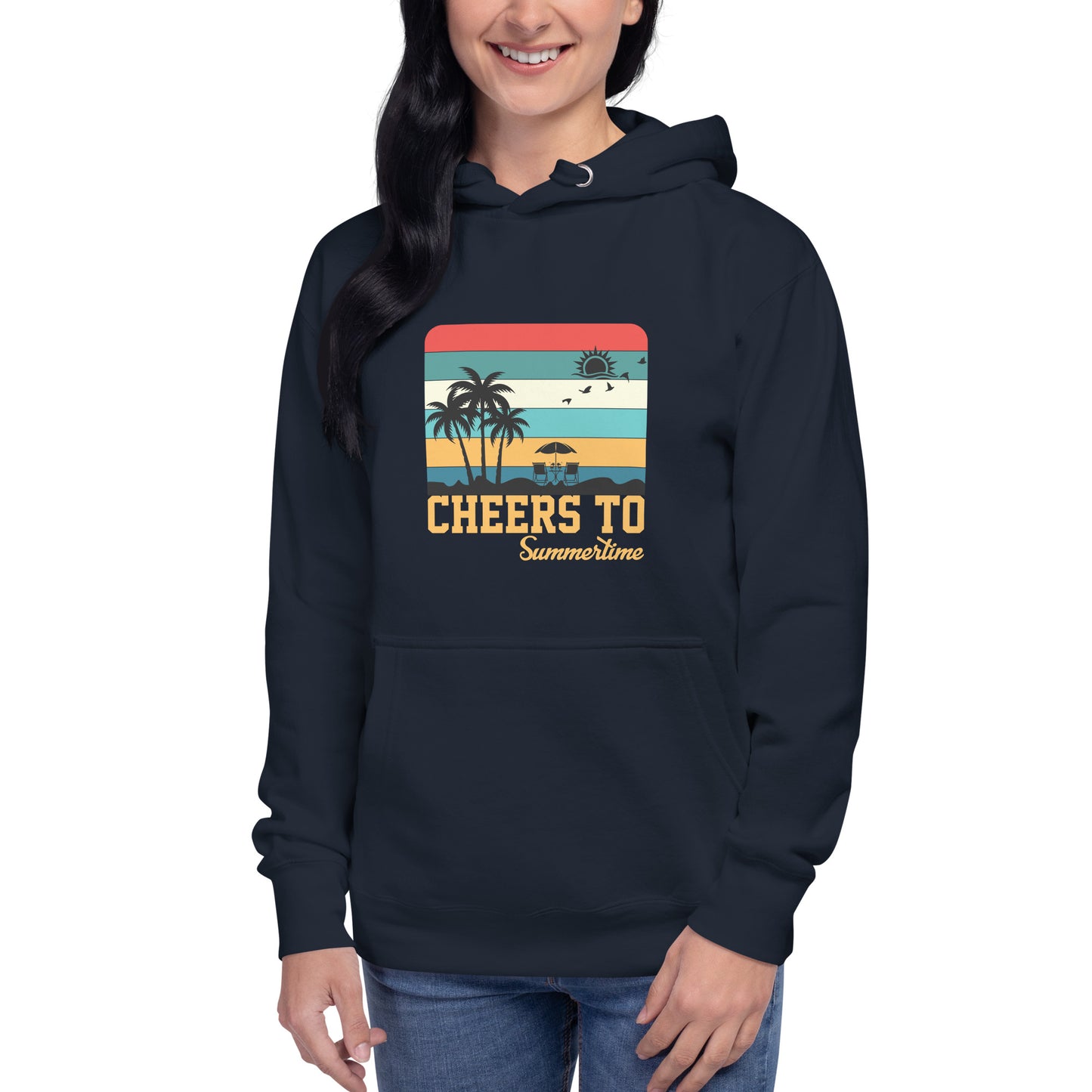 Cheers To Summertime Unisex Hoodie