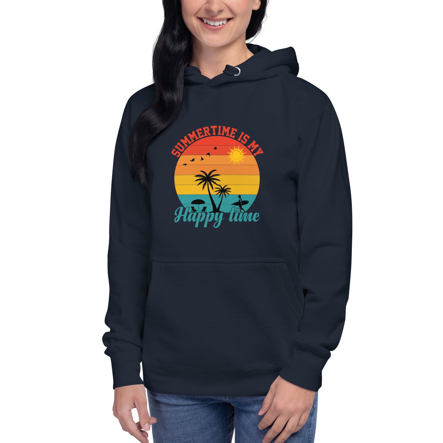 Summertime Is My Happy Time Unisex Hoodie